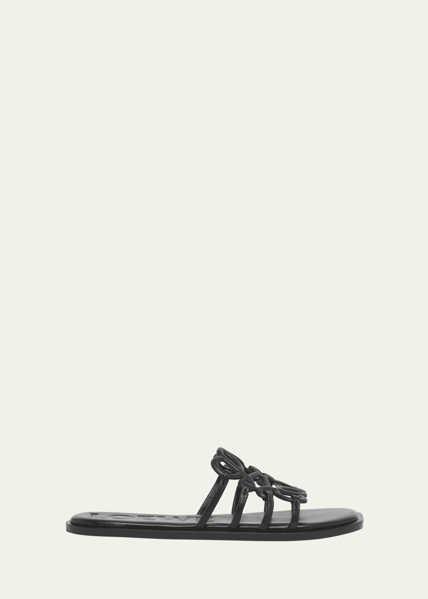 Loewe Petal Leather Anagram Slide Sandals Image 1 of 6
