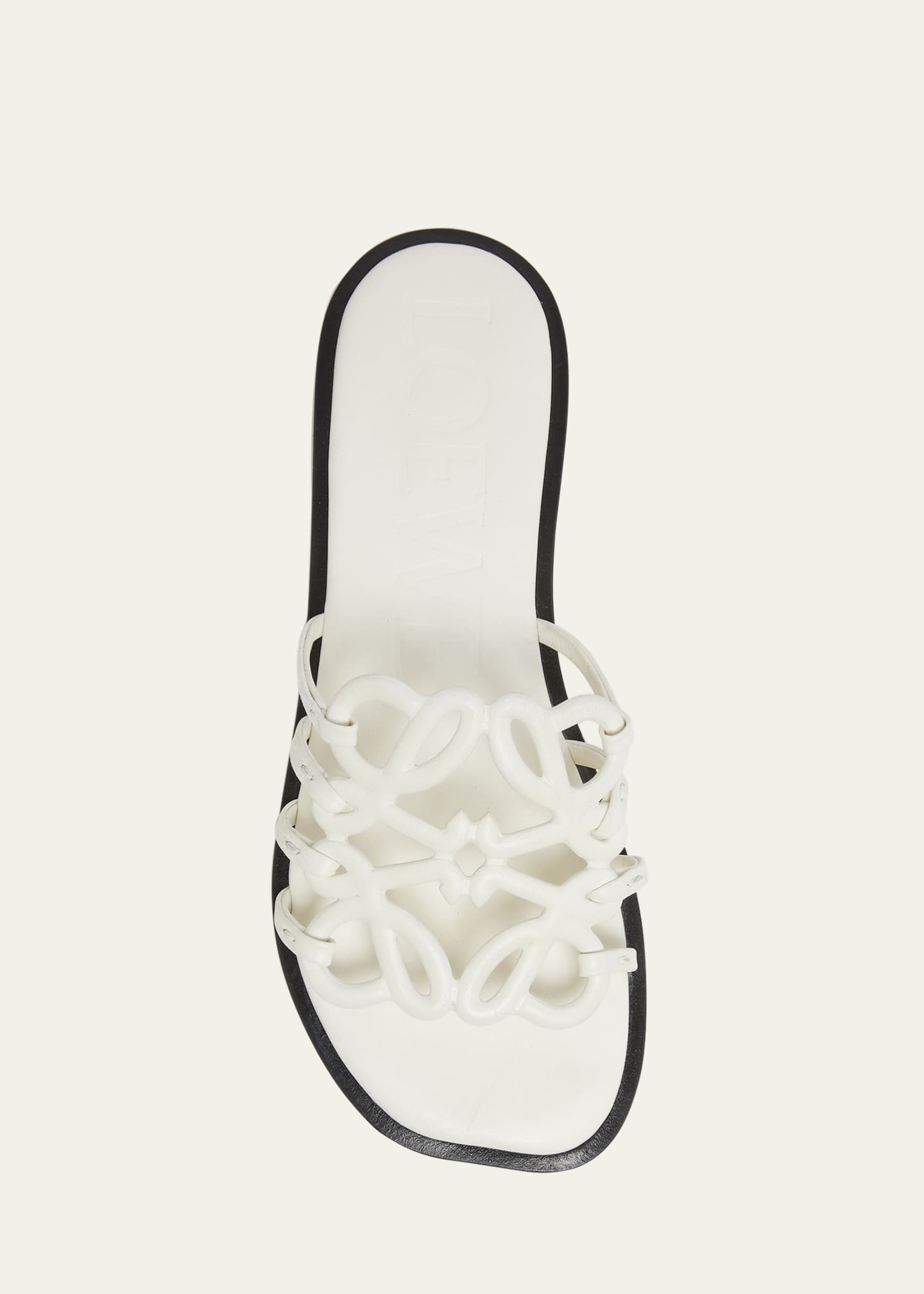 Loewe Petal Leather Anagram Slide Sandals Image 6 of 6