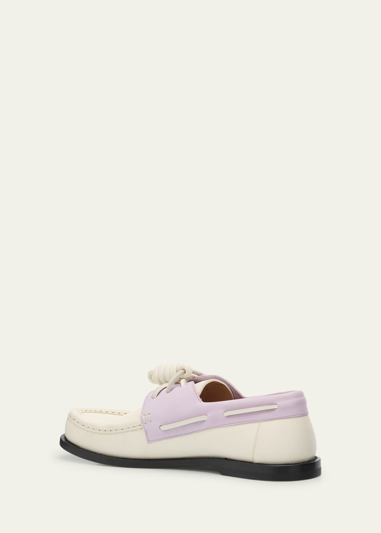 Loewe Campo Leather Boat Loafers Image 4 of 6