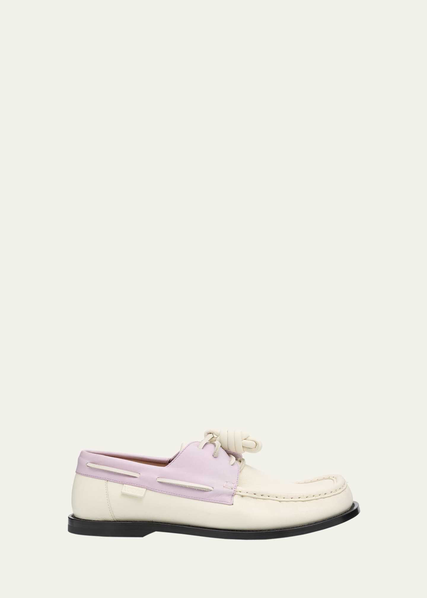 Loewe Campo Leather Boat Loafers Image 1 of 6