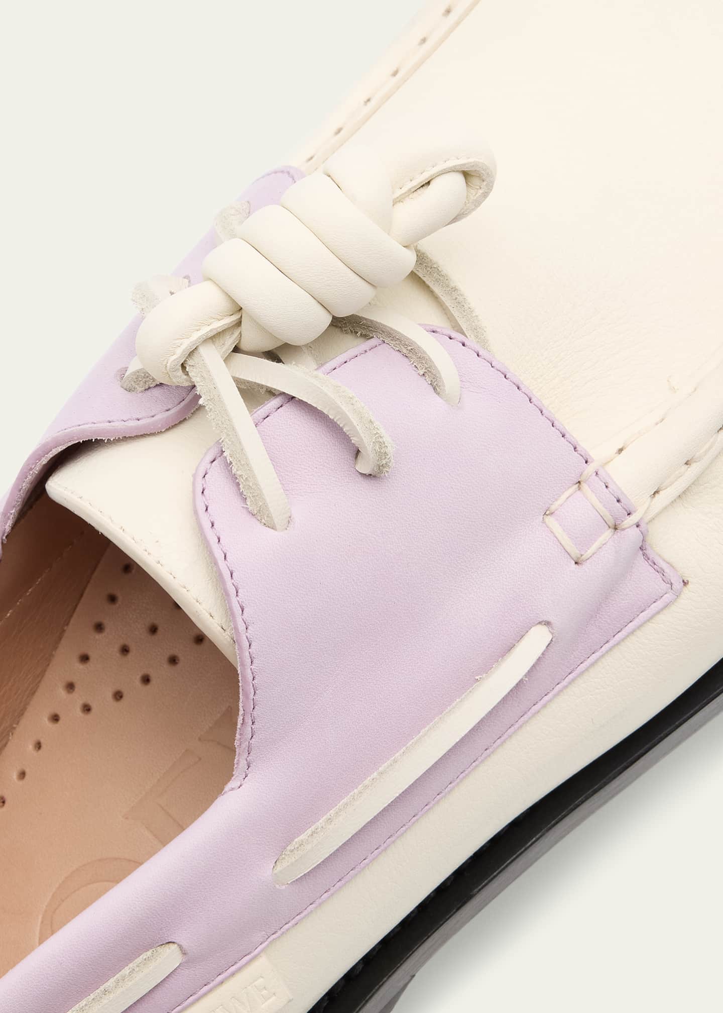 Loewe Campo Leather Boat Loafers Image 5 of 6