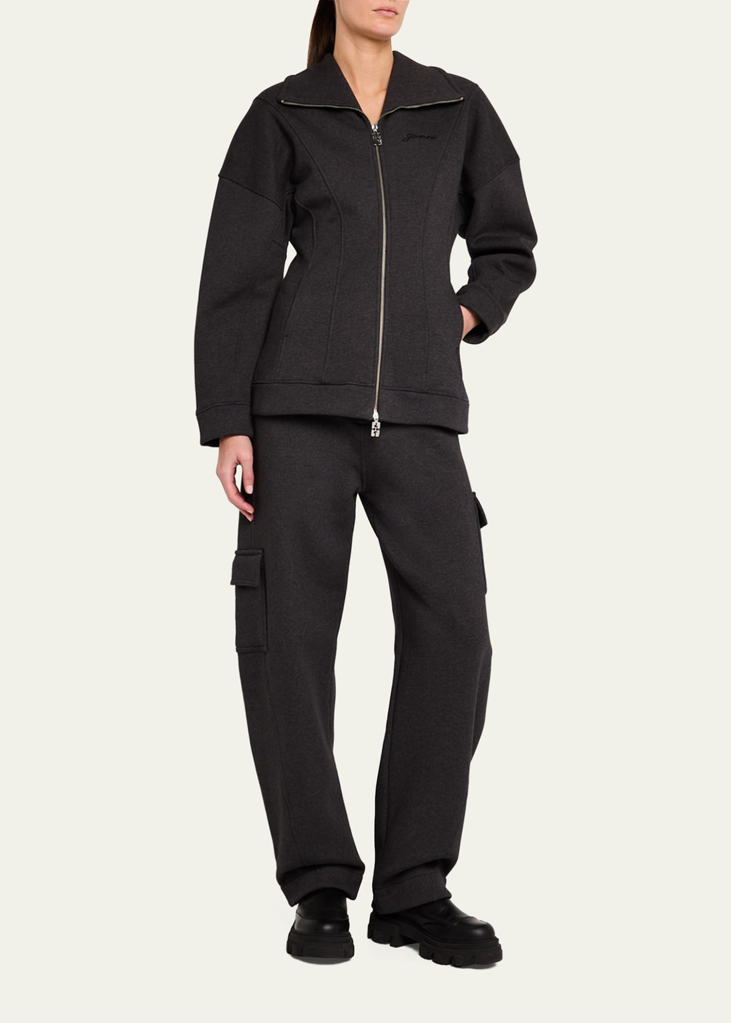 Ganni Heavy Fleece Pants Image 2 of 5