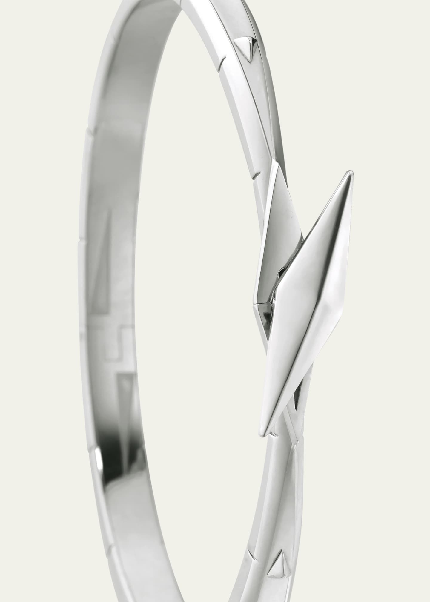 Monica Rich Kosann Points North Sterling Silver Cuff, Medium Image 2 of 3
