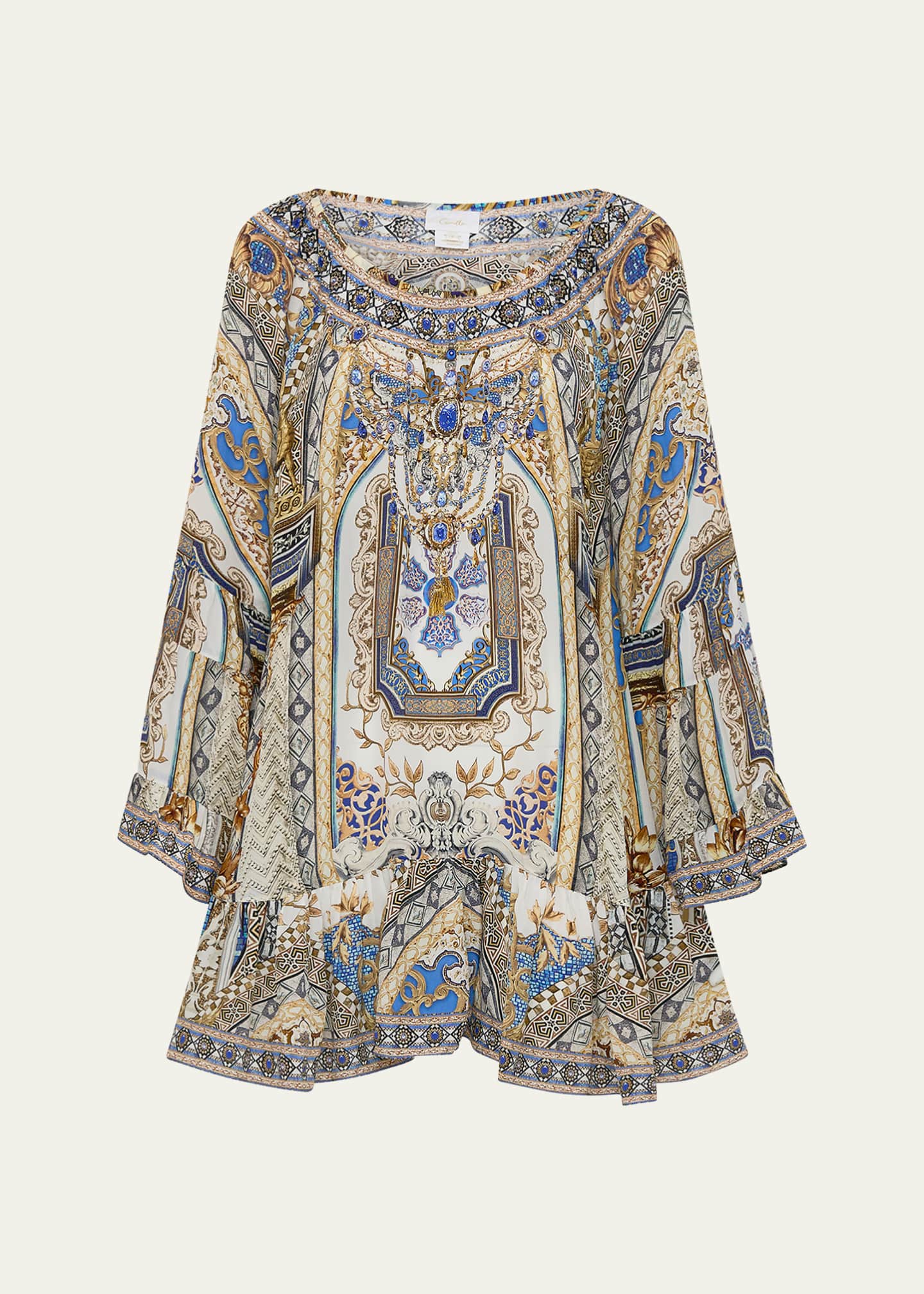Camilla Make Me Your Mosaic A-Line Frill Dress Image 1 of 4