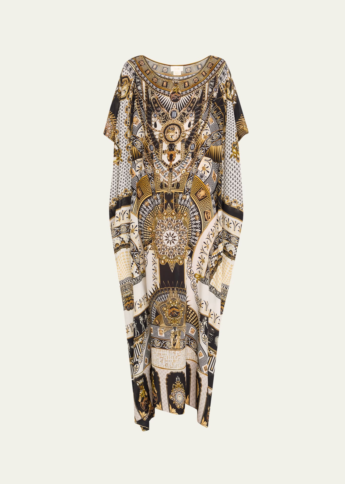 Camilla Temples of Dendara Round-Neck Kaftan Image 1 of 5