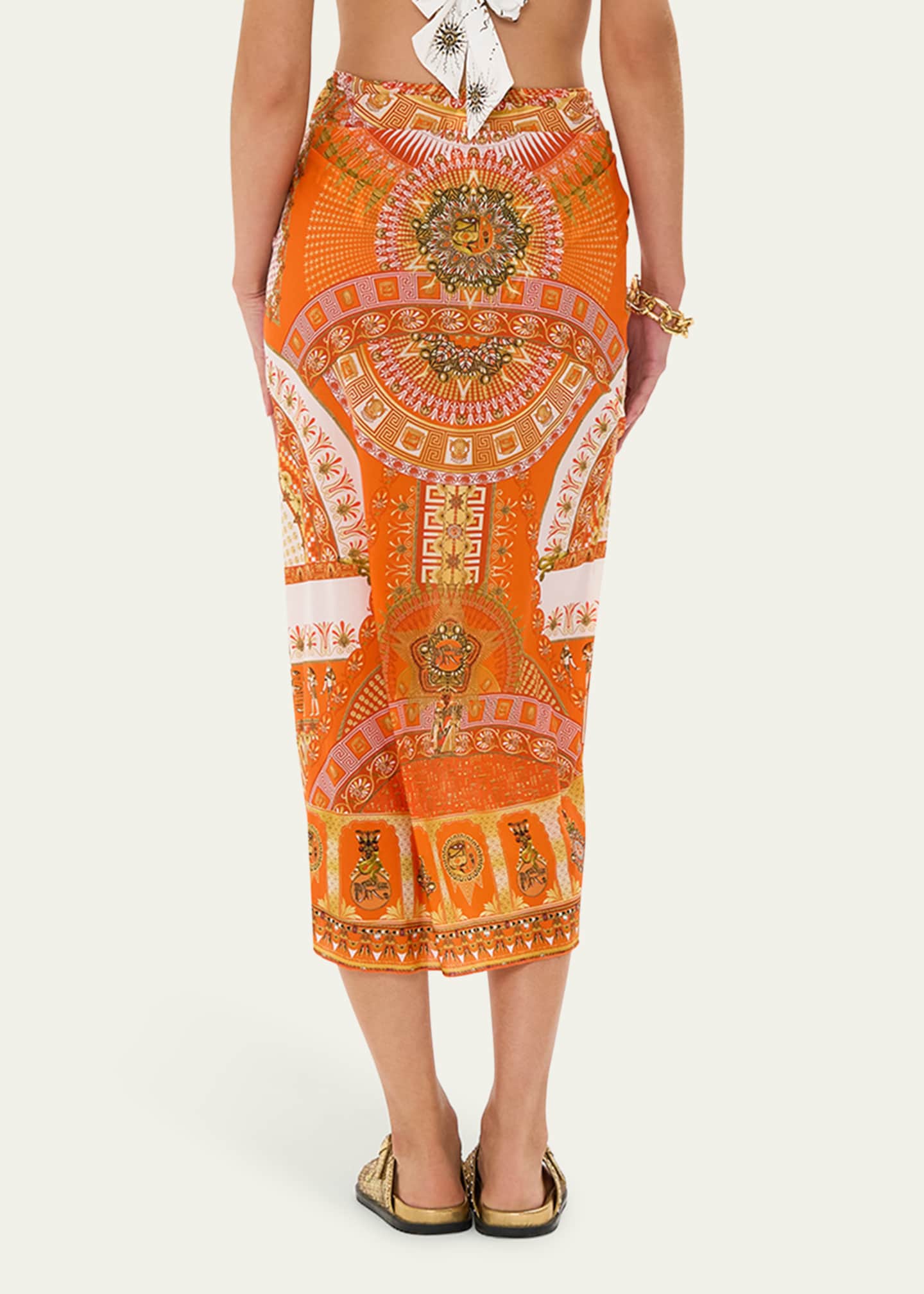 Camilla The Obelisk Gate Layered Long Sarong Coverup Image 3 of 4