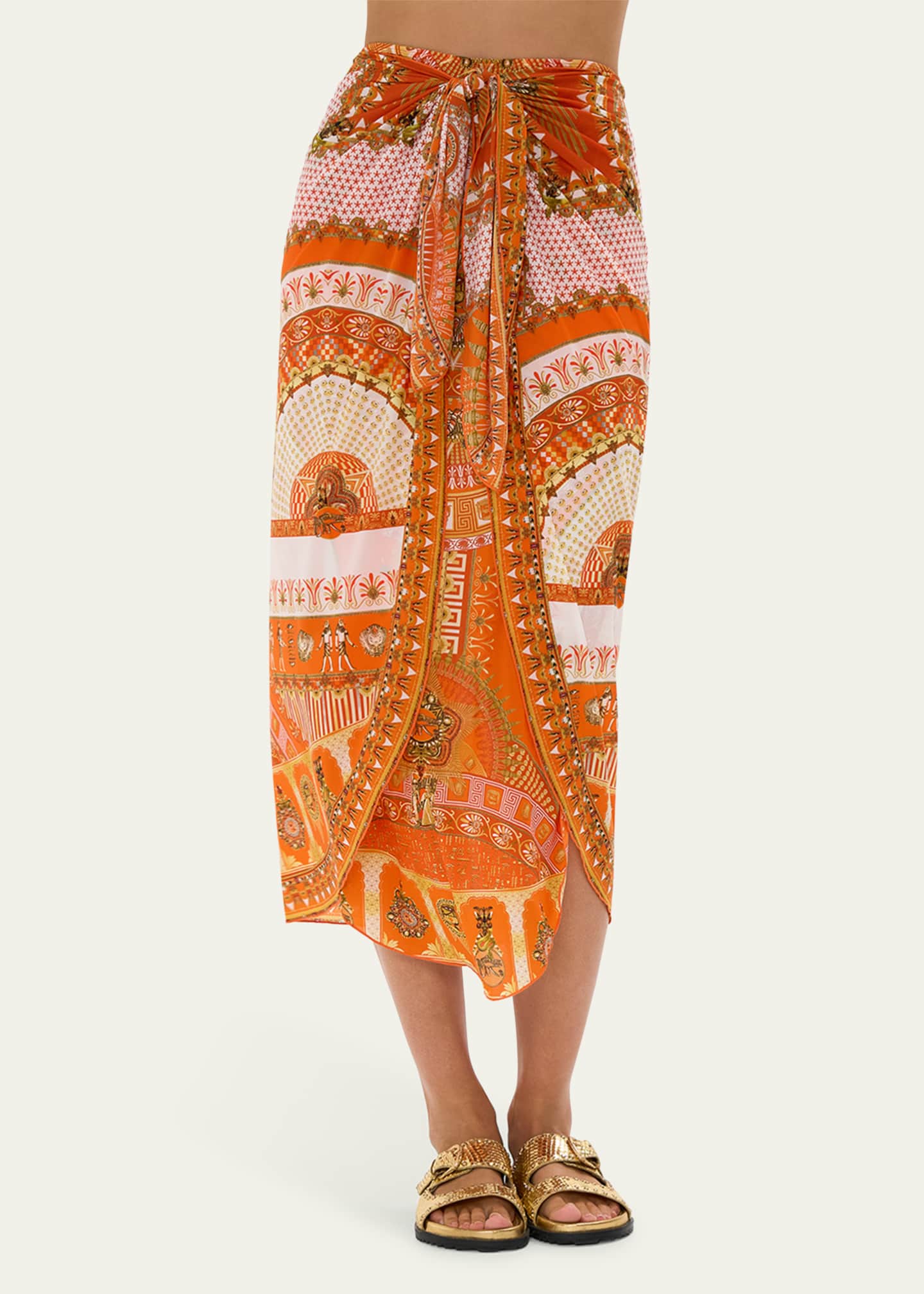 Camilla The Obelisk Gate Layered Long Sarong Coverup Image 4 of 4