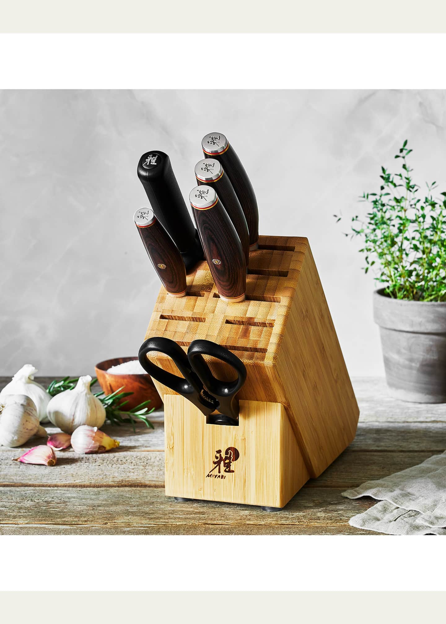 Miyabi Artisan 7Piece Knife Block Set Bergdorf Goodman