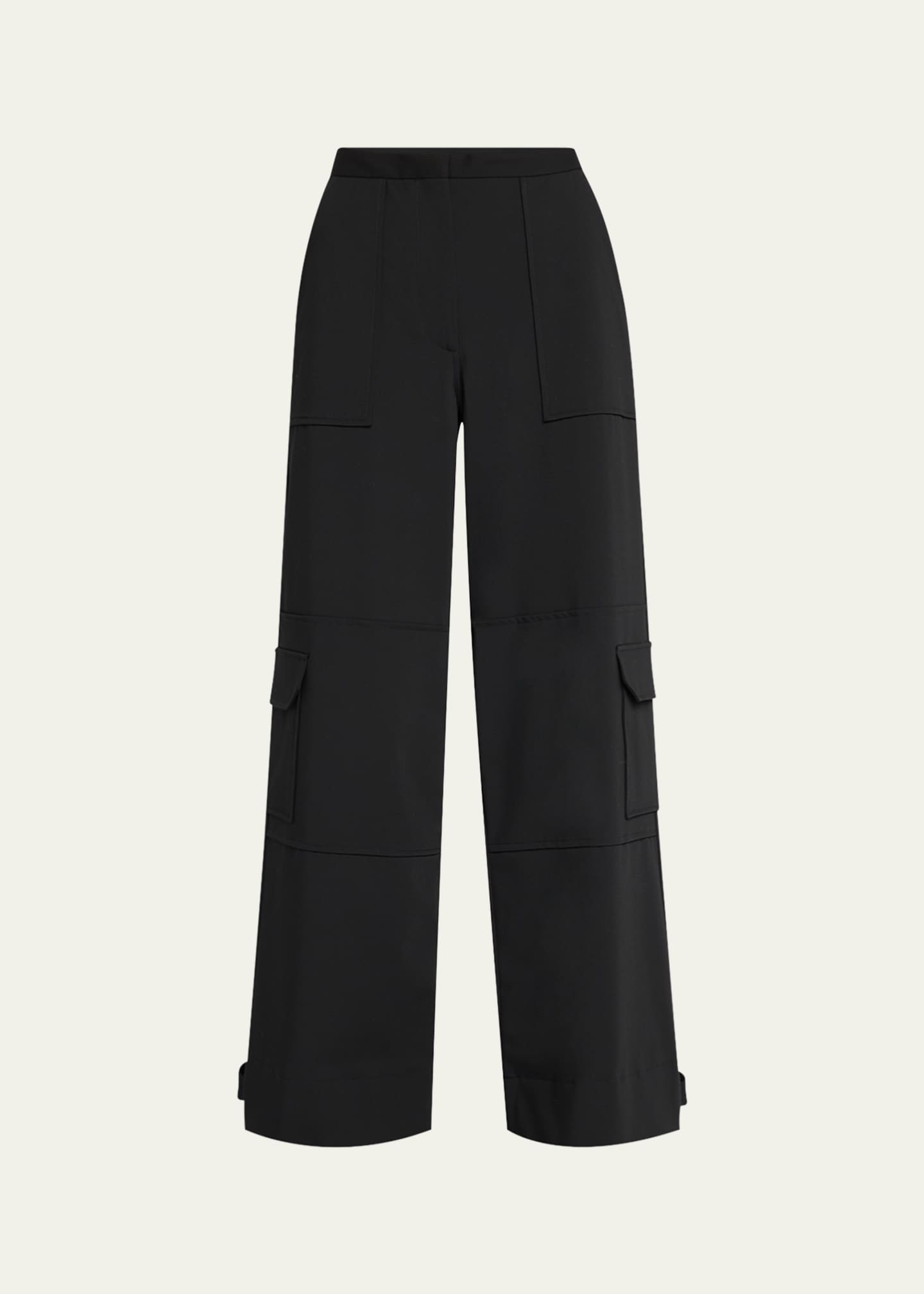 Ganni Twill Suiting Cargo Pants Image 1 of 5