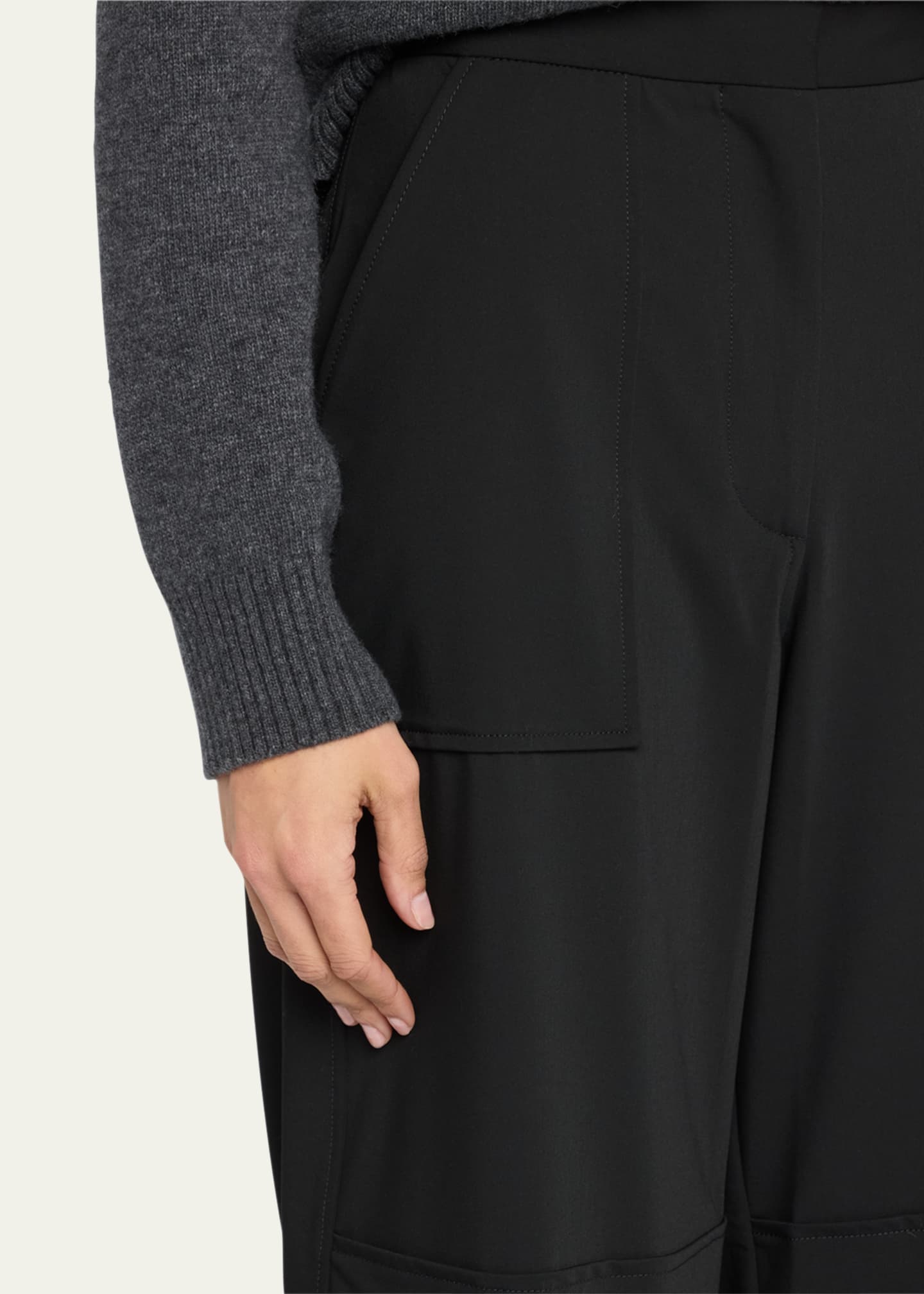 Ganni Twill Suiting Cargo Pants Image 5 of 5