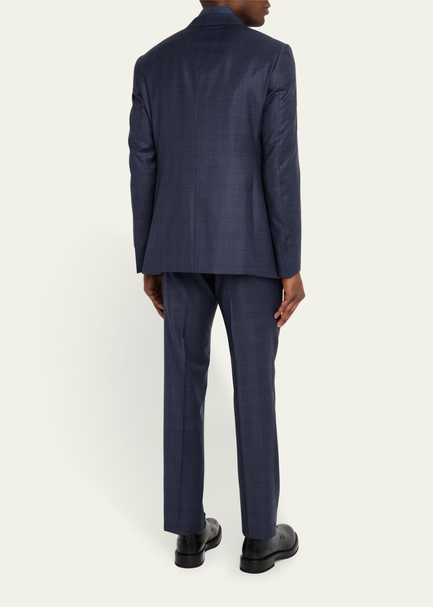 Giorgio Armani Men's Patterned Wool Suit Image 3 of 8