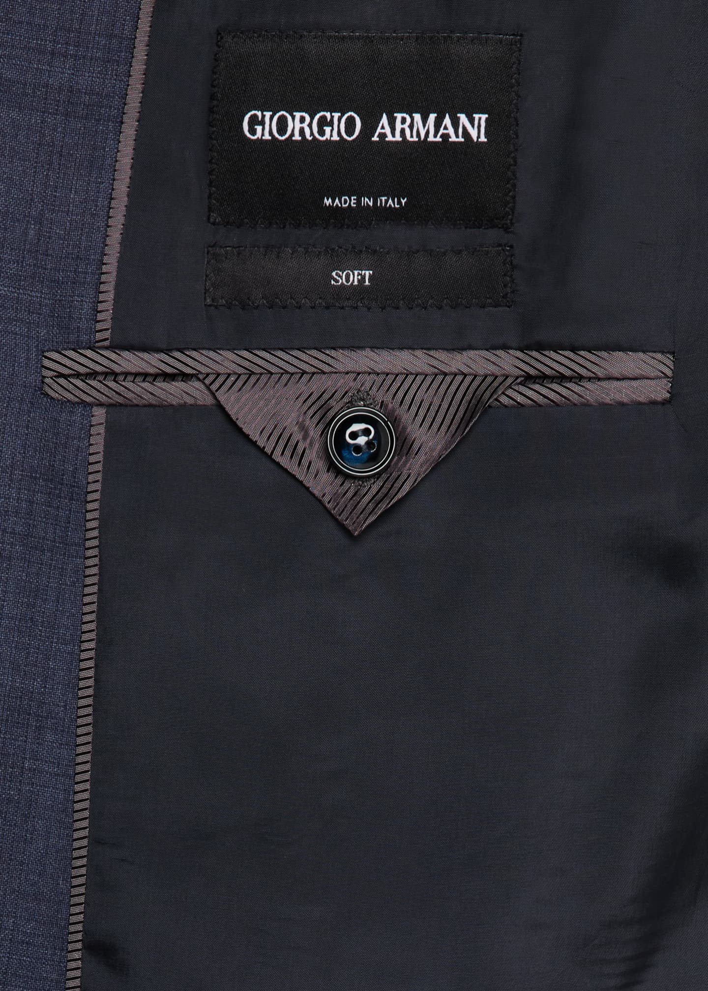 Giorgio Armani Men's Patterned Wool Suit Image 7 of 8