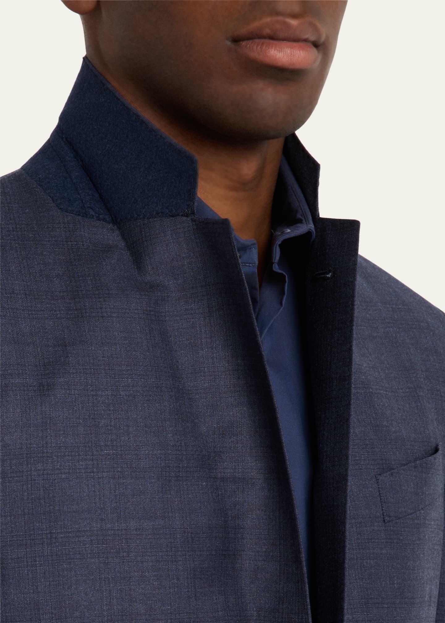 Giorgio Armani Men's Patterned Wool Suit Image 8 of 8