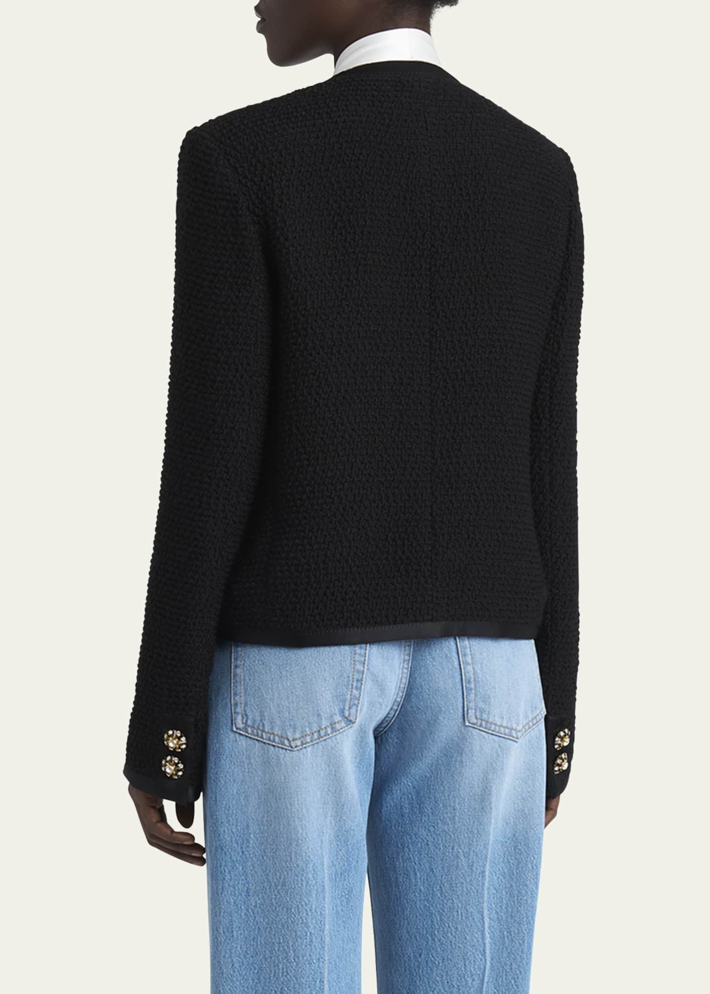 Dolce&Gabbana Jeweled Button Boucle Jacket Image 3 of 5