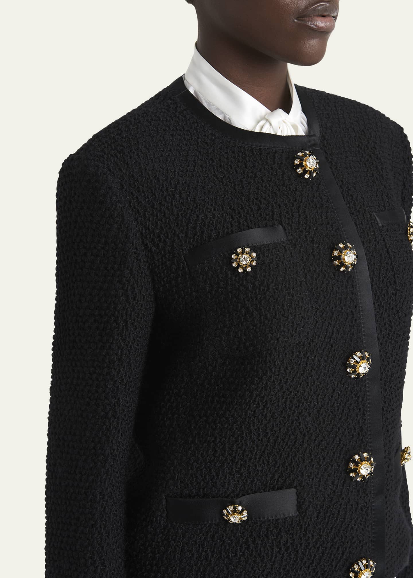 Dolce&Gabbana Jeweled Button Boucle Jacket Image 5 of 5