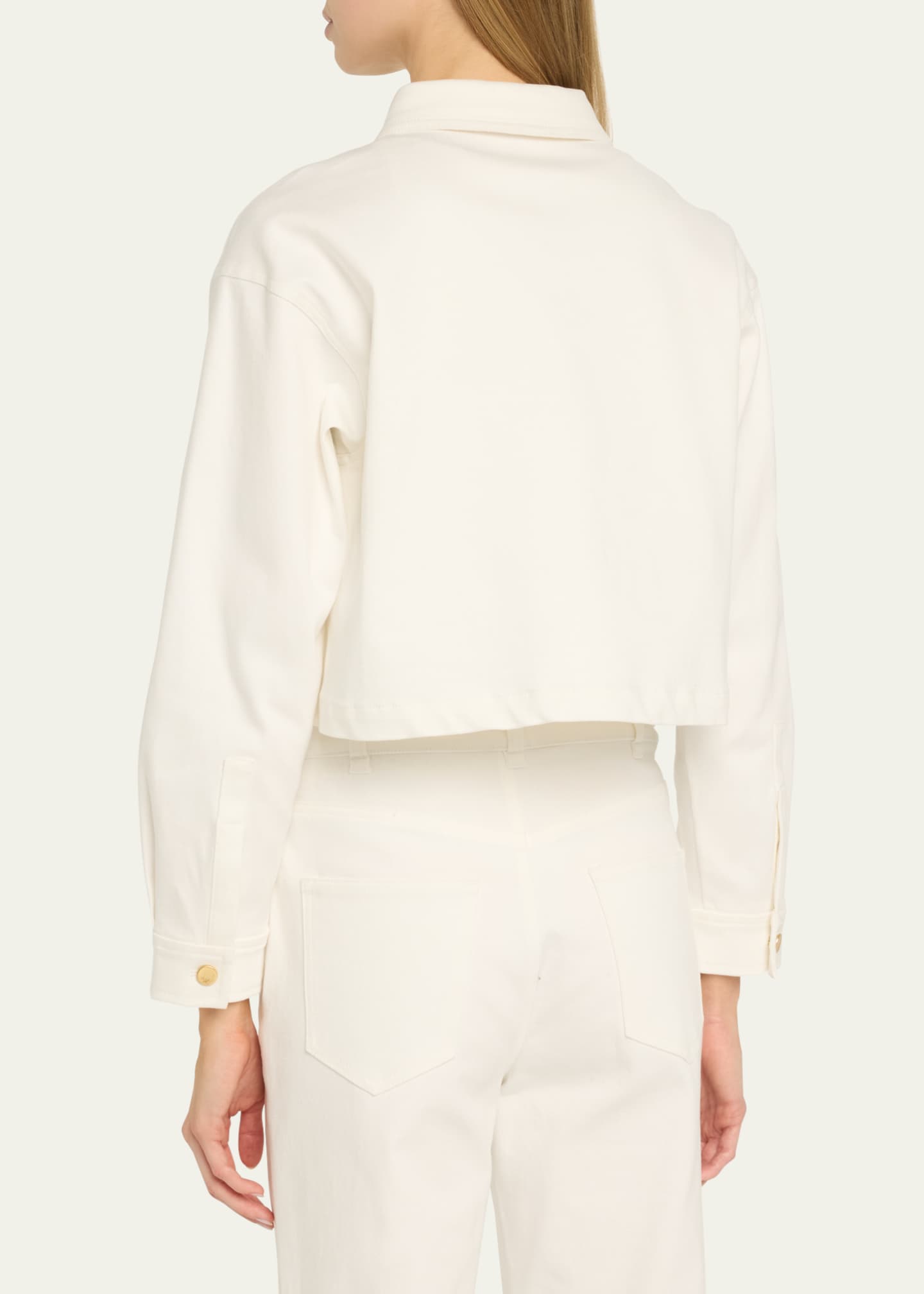 Kobi Halperin Teagan Cropped Brooch-Embellished Jacket Image 3 of 5