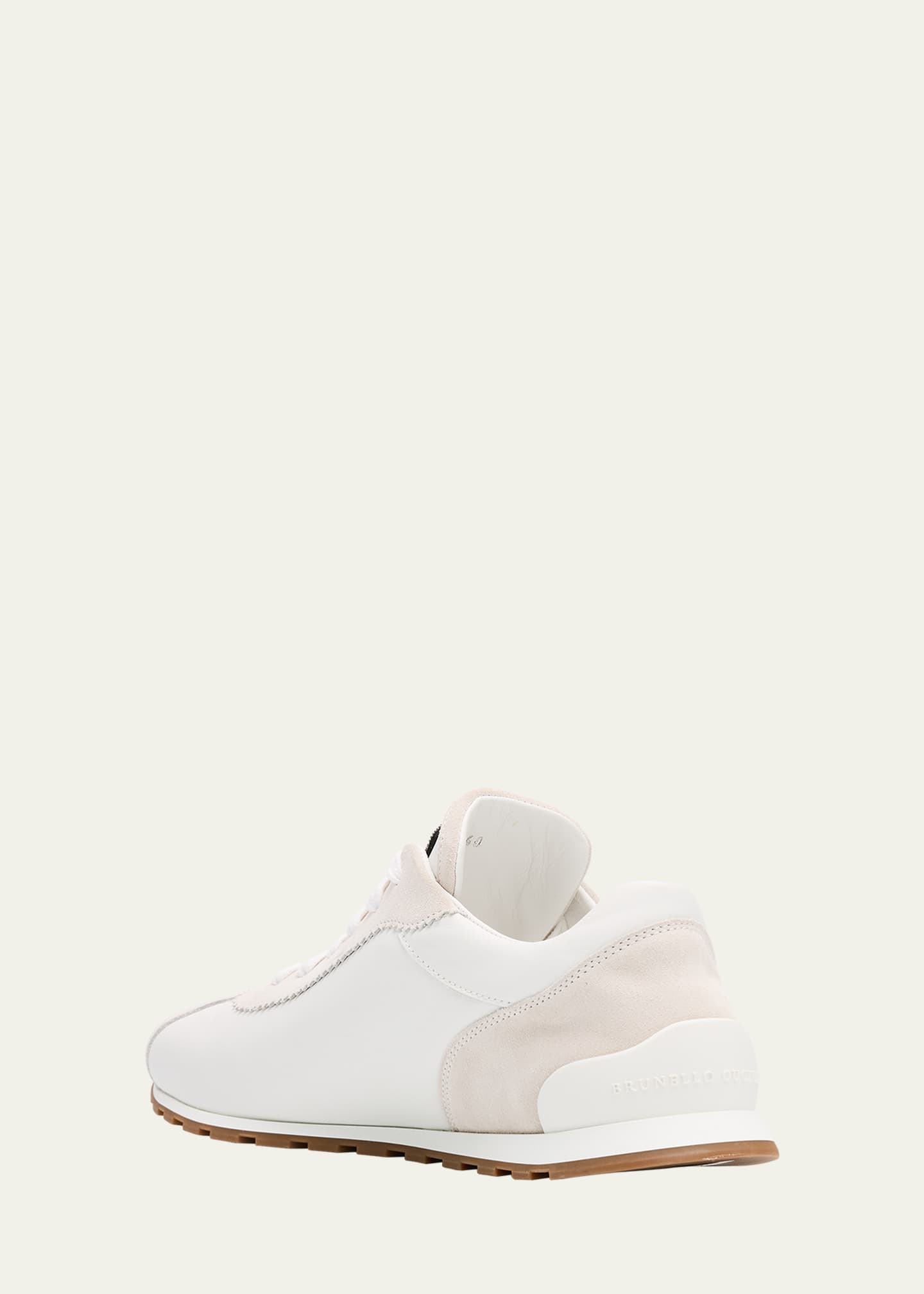 Brunello Cucinelli Low-Top Leather Sneakers Image 4 of 6