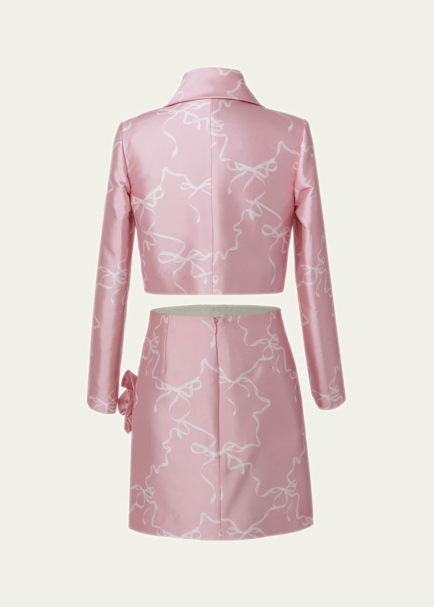 Maison Ava Girl's Vivienne Embellished Bow Two-Piece Set, Size 12-14 Image 2 of 3