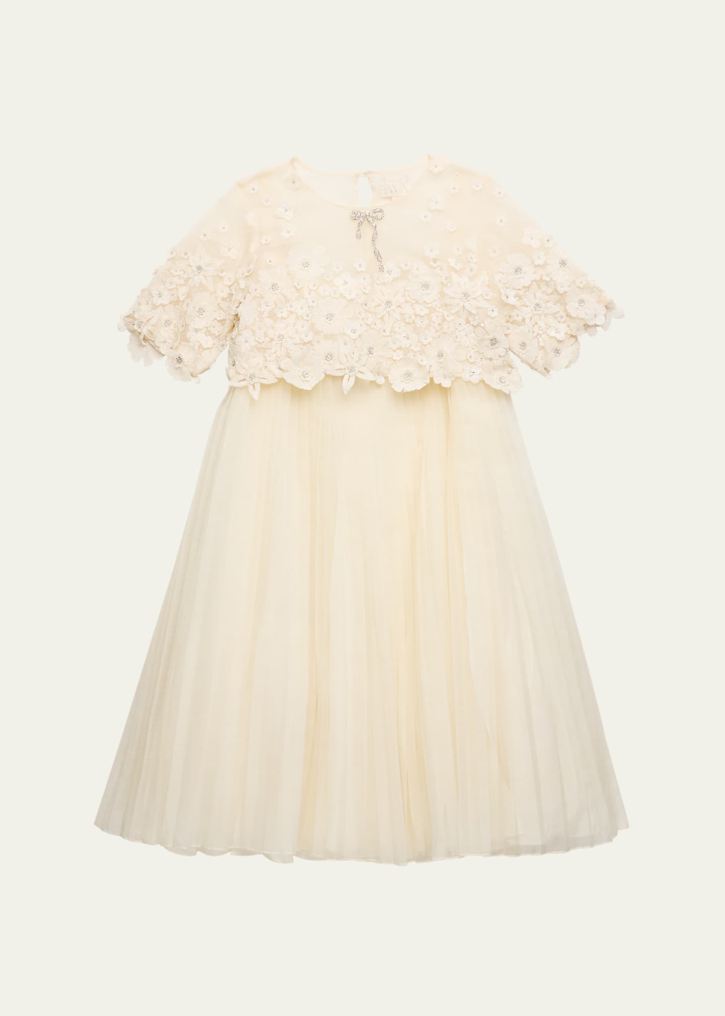 Maison Ava Anne Embellished Floral Dress, Size 12-14 Image 1 of 3