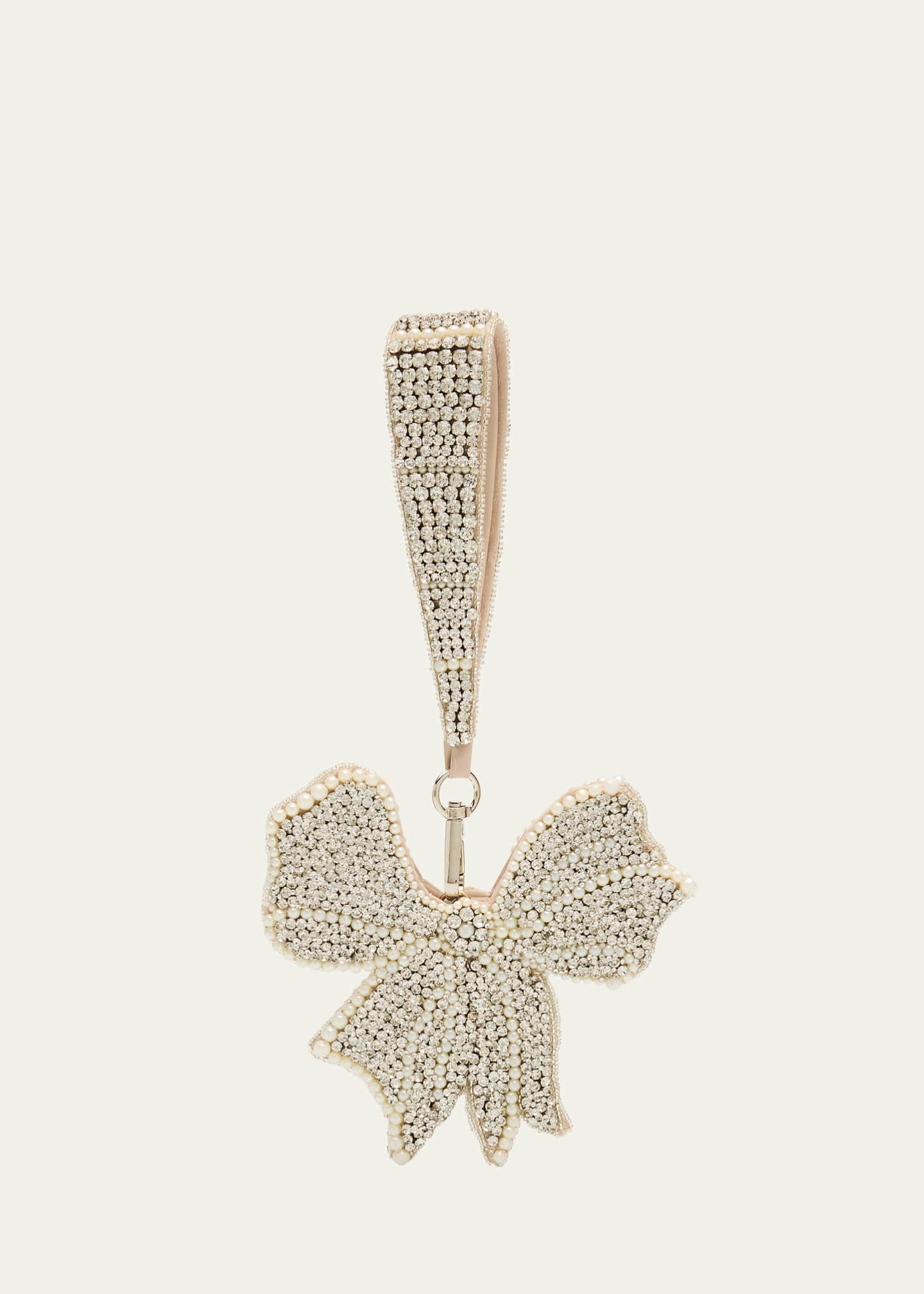 Maison Ava Girl's Rhinestone Bow Bag Charm Image 1 of 3