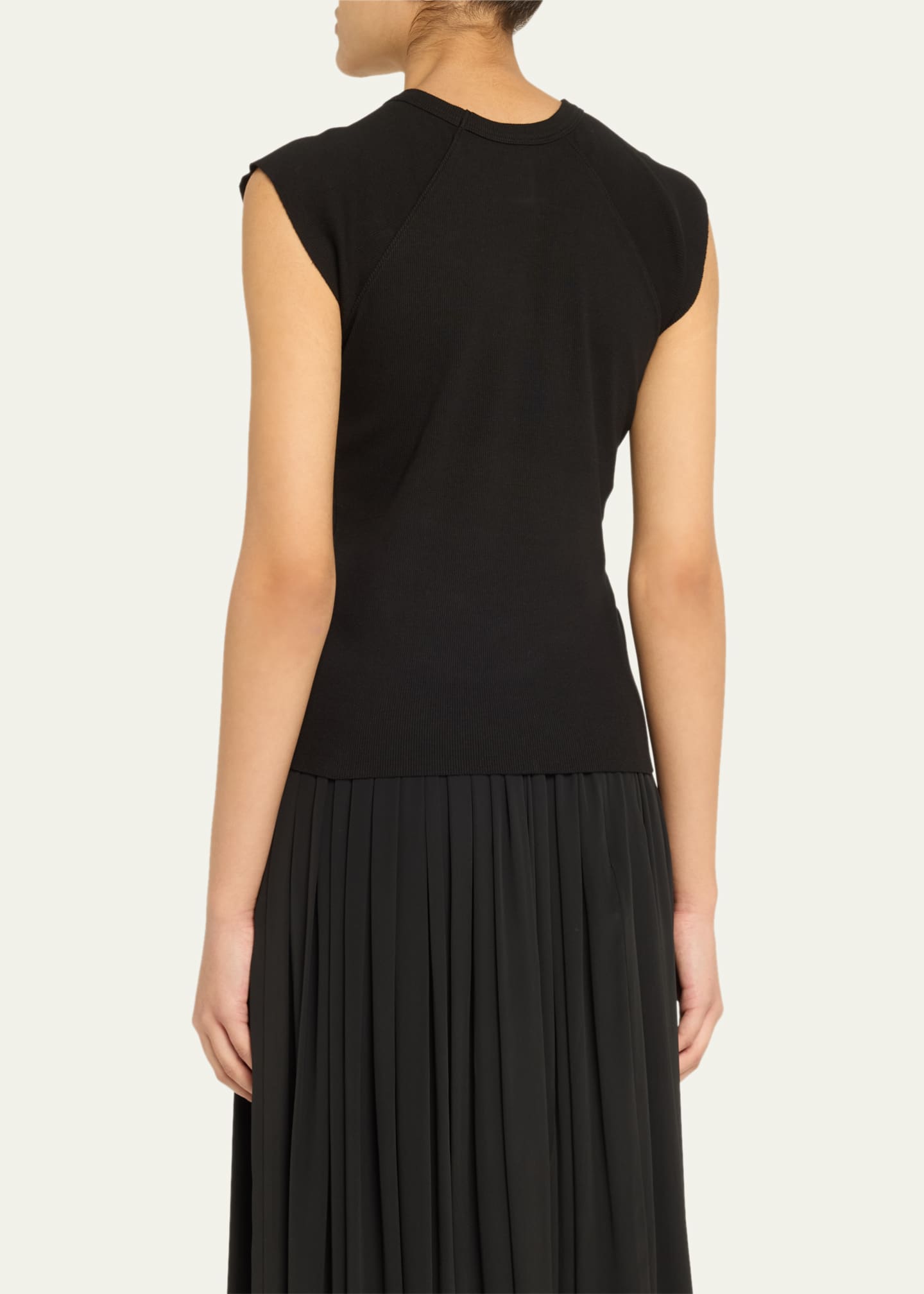 NSF Clothing Chloe Ribbed Raglan T-Shirt Image 3 of 5