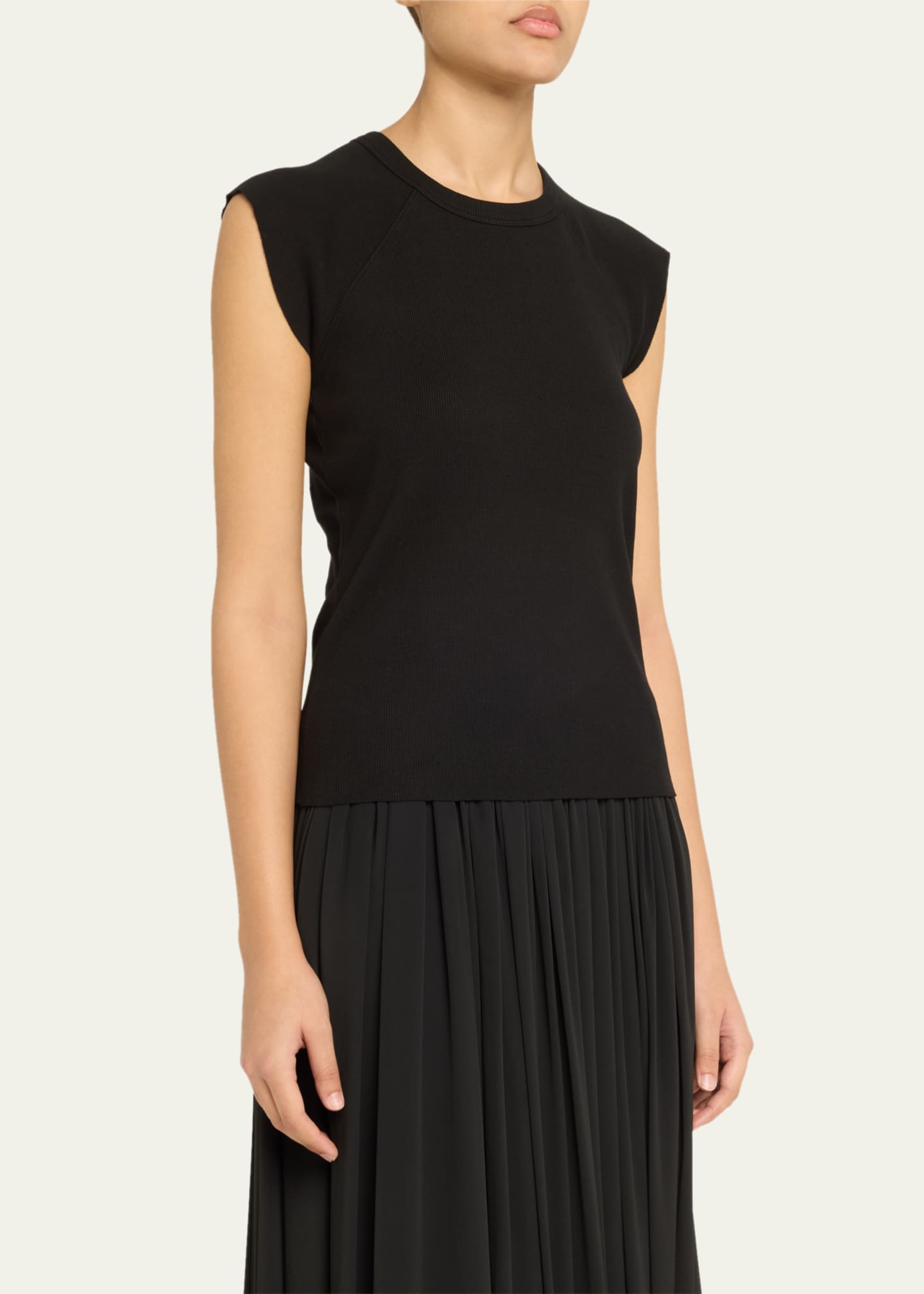 NSF Clothing Chloe Ribbed Raglan T-Shirt Image 4 of 5