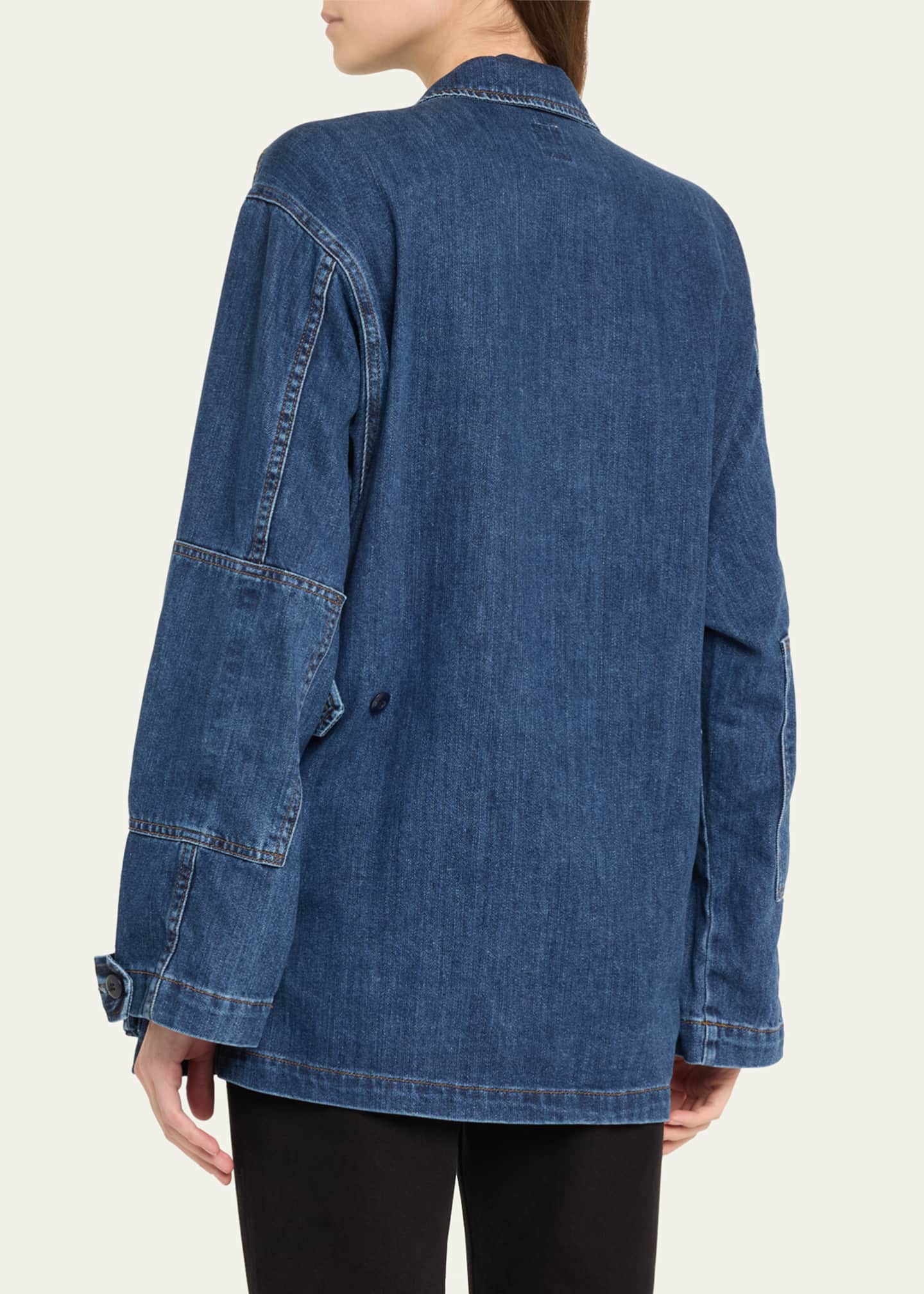 NSF Clothing Romeo Oversized Denim Jacket Image 3 of 5
