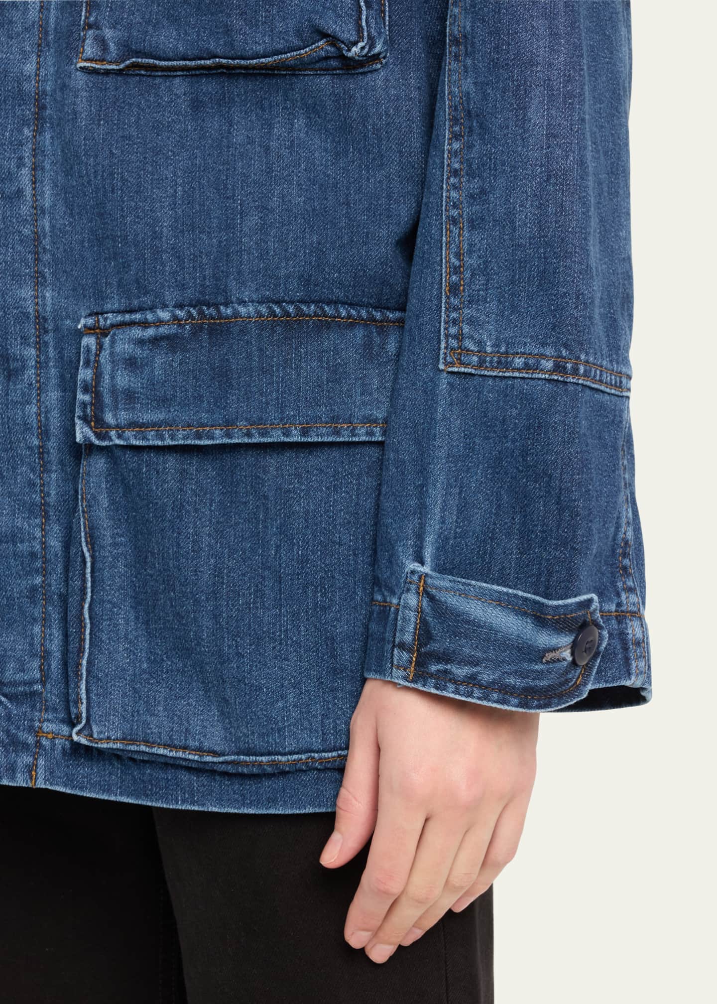 NSF Clothing Romeo Oversized Denim Jacket Image 5 of 5