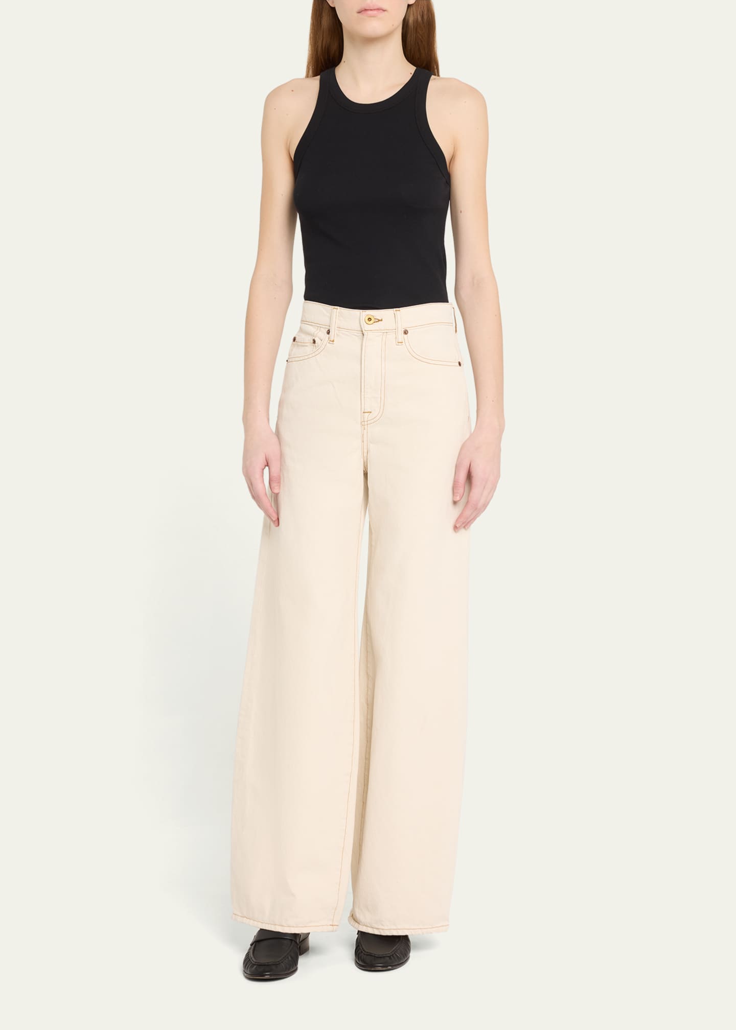 NSF Clothing Delta Wide-Leg Jeans Image 2 of 5