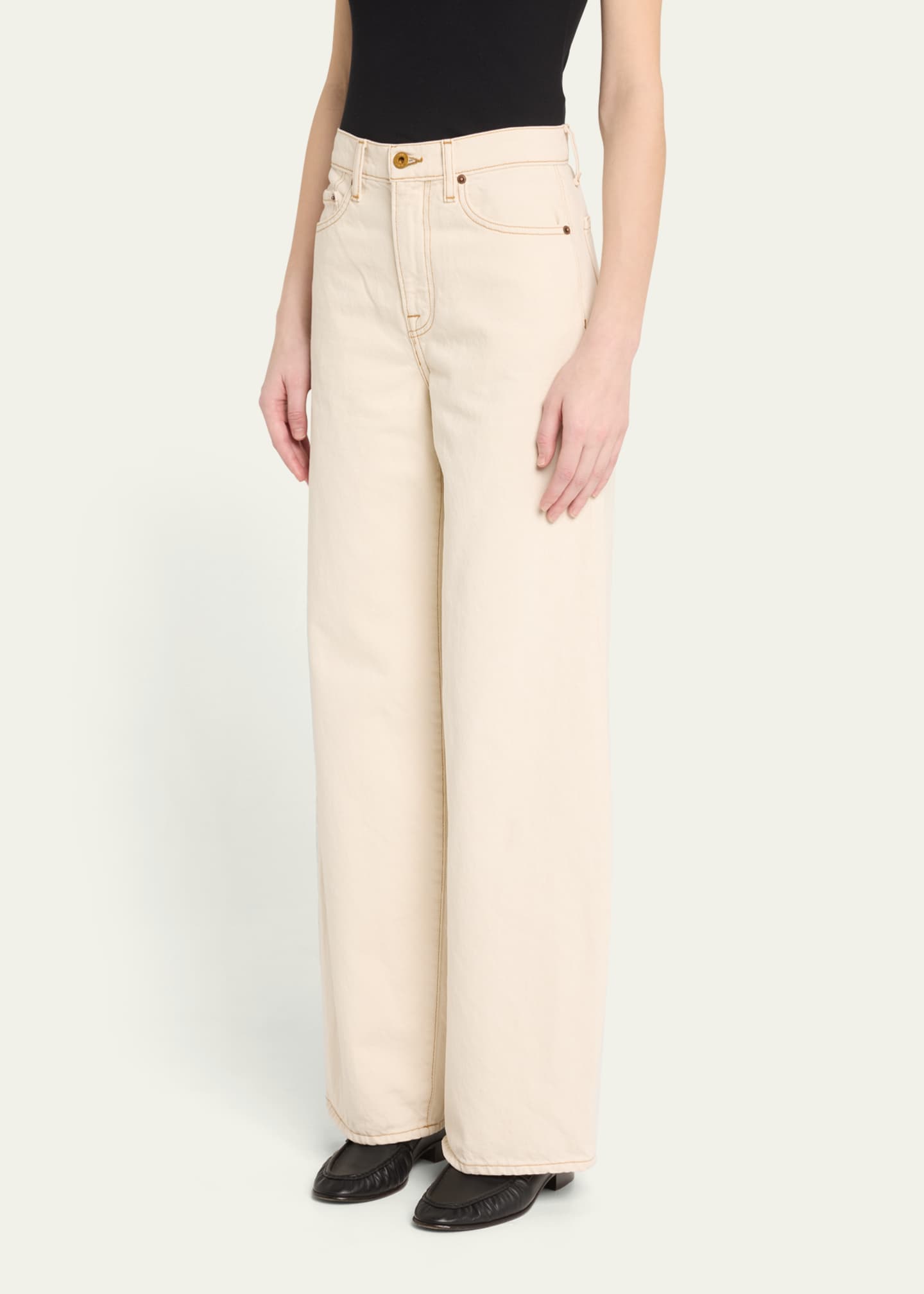 NSF Clothing Delta Wide-Leg Jeans Image 4 of 5