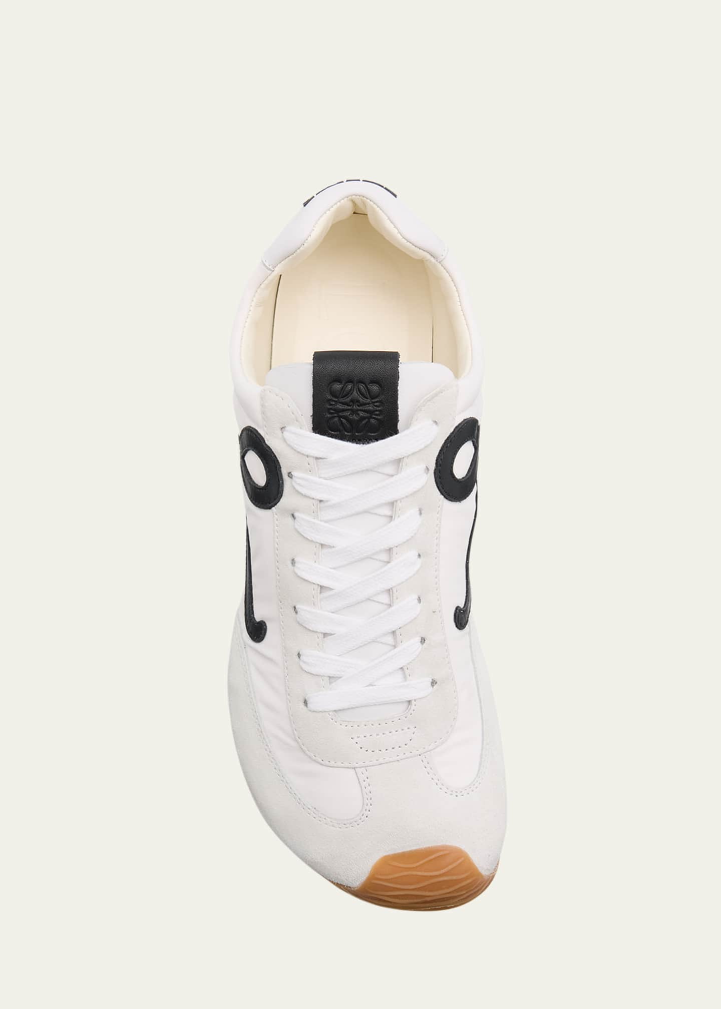 Loewe Men's Ballet Runner 2.0 Nylon and Calfskin Low-Top Sneakers Image 6 of 6