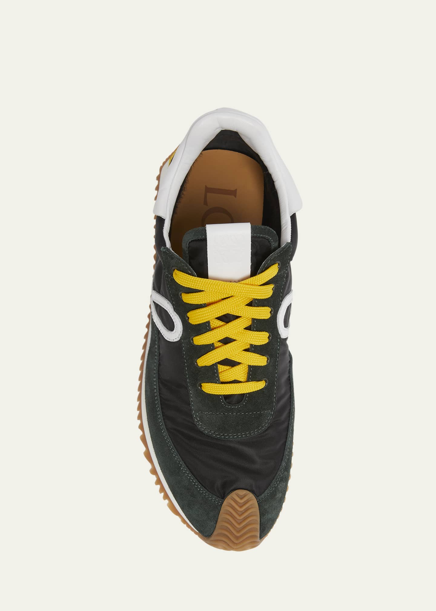 Loewe Men's Flow Runner 2.0 Nylon and Suede Low-Top Sneakers Image 6 of 6