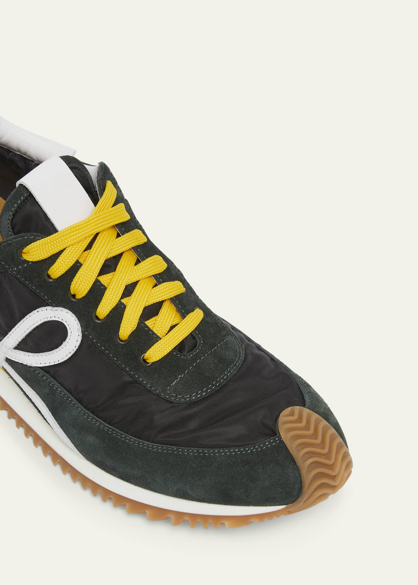 Loewe Men's Flow Runner 2.0 Nylon and Suede Low-Top Sneakers Image 5 of 6