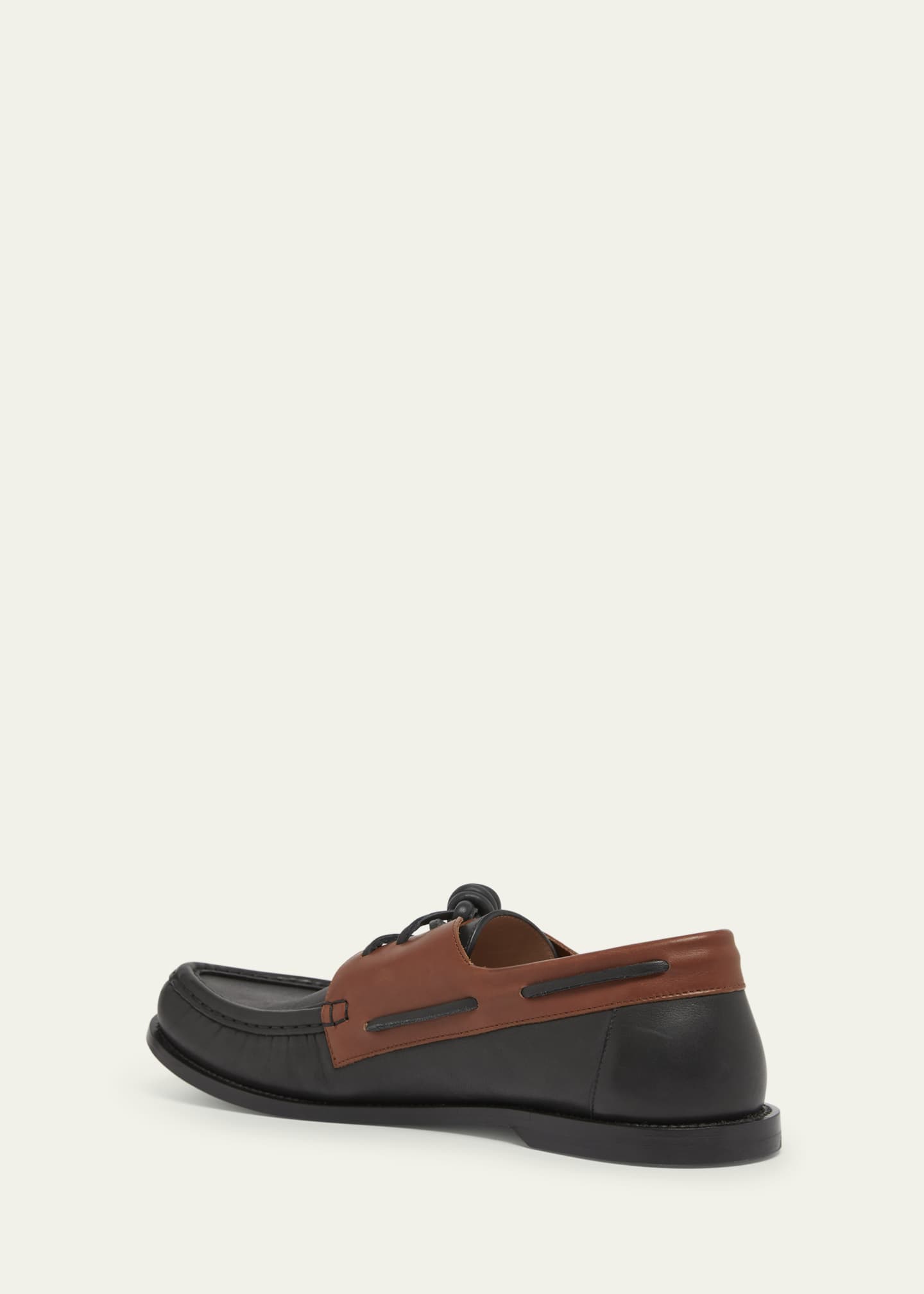 Loewe Men's Campo Soft Calfskin Boat Shoes Image 4 of 6