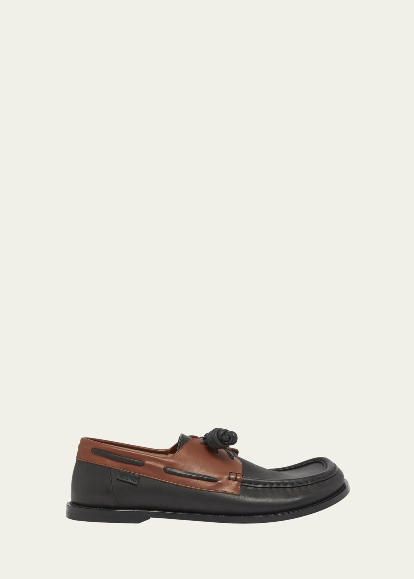 Loewe Men's Campo Soft Calfskin Boat Shoes Image 1 of 6