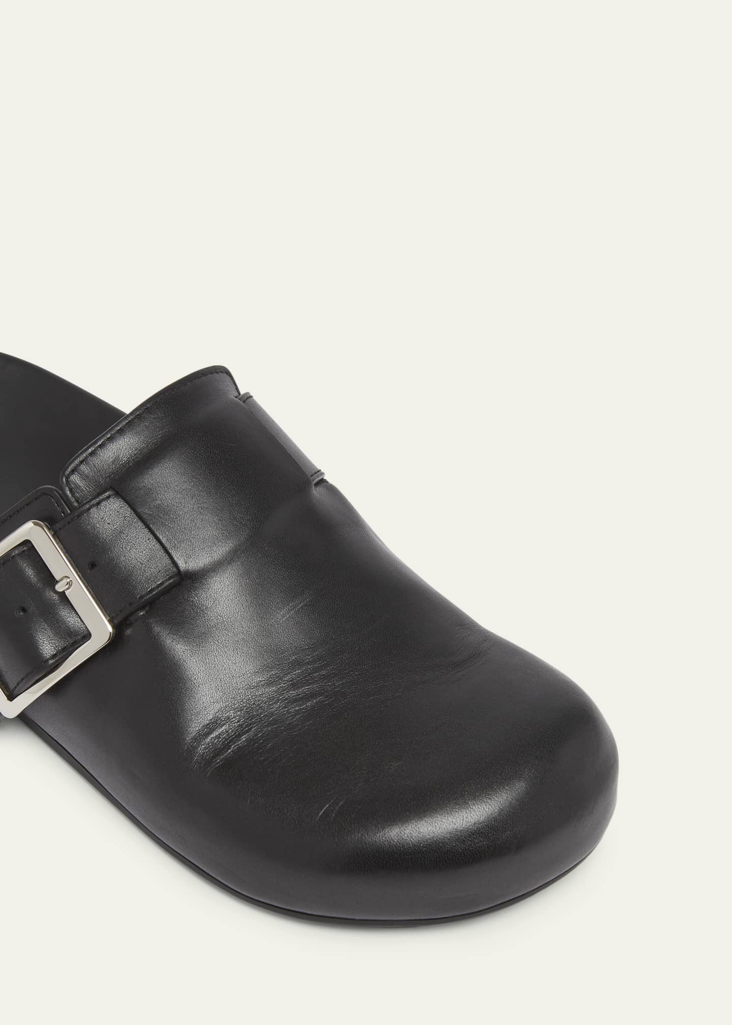 Loewe Men's Ease Buckle Calf Leather Mules Image 5 of 5