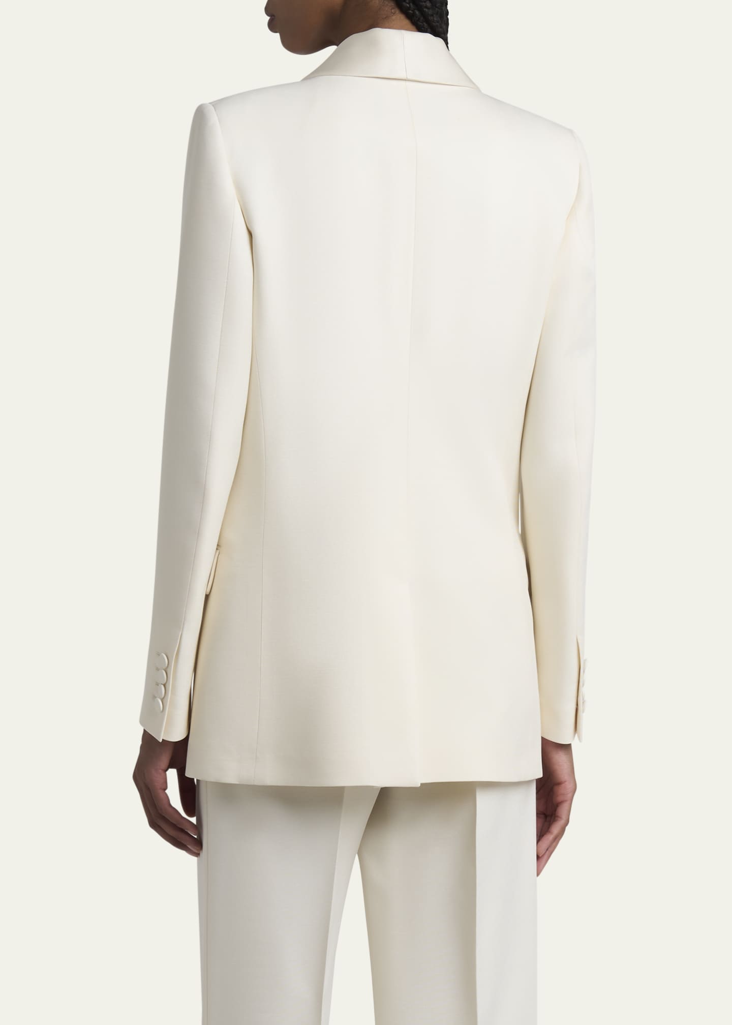 Loro Piana Doreen Double-Breasted Wool Jacket Image 3 of 5