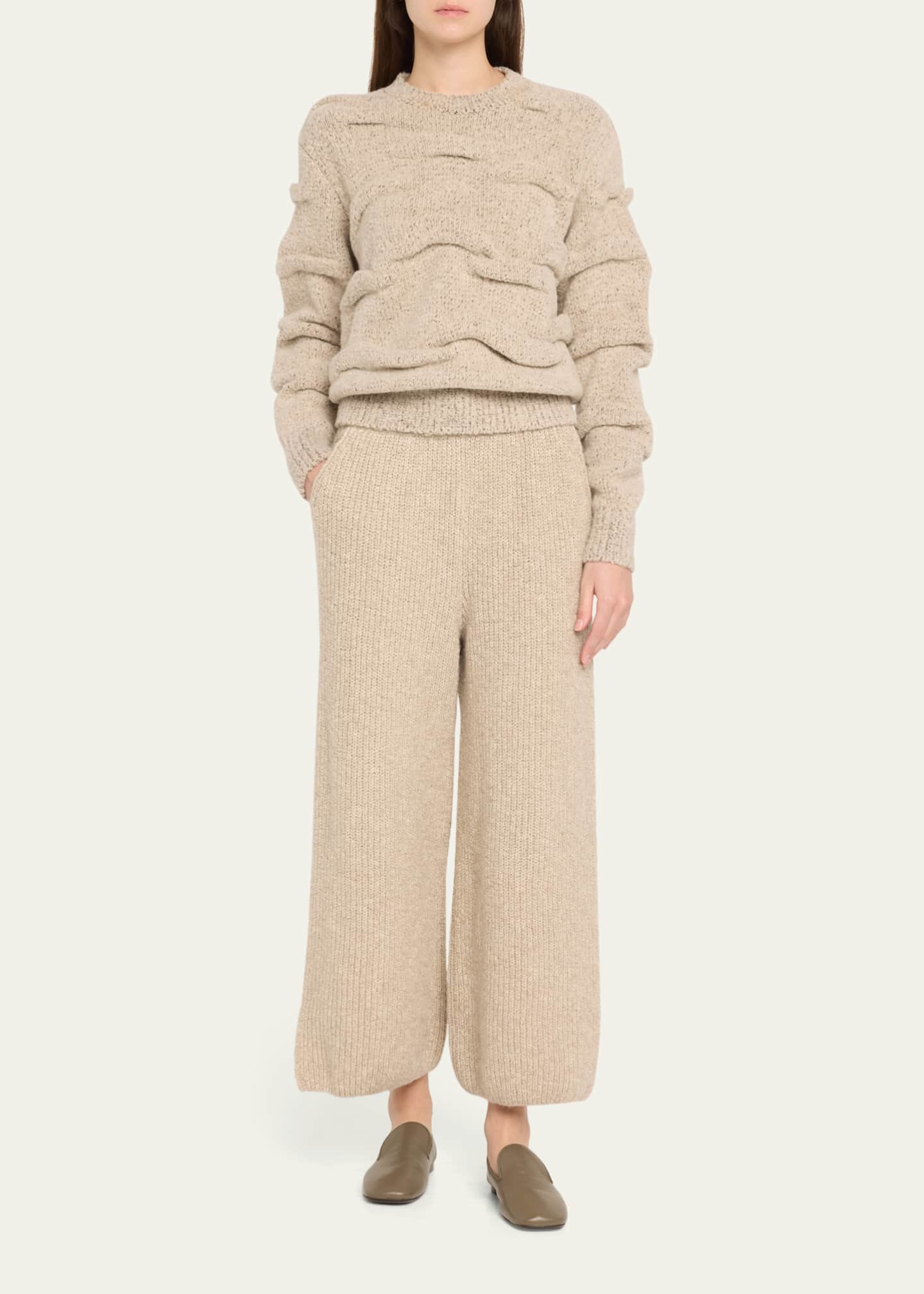 Loro Piana Valduggia Drawstring Cashmere GG 5 Pants Image 2 of 5