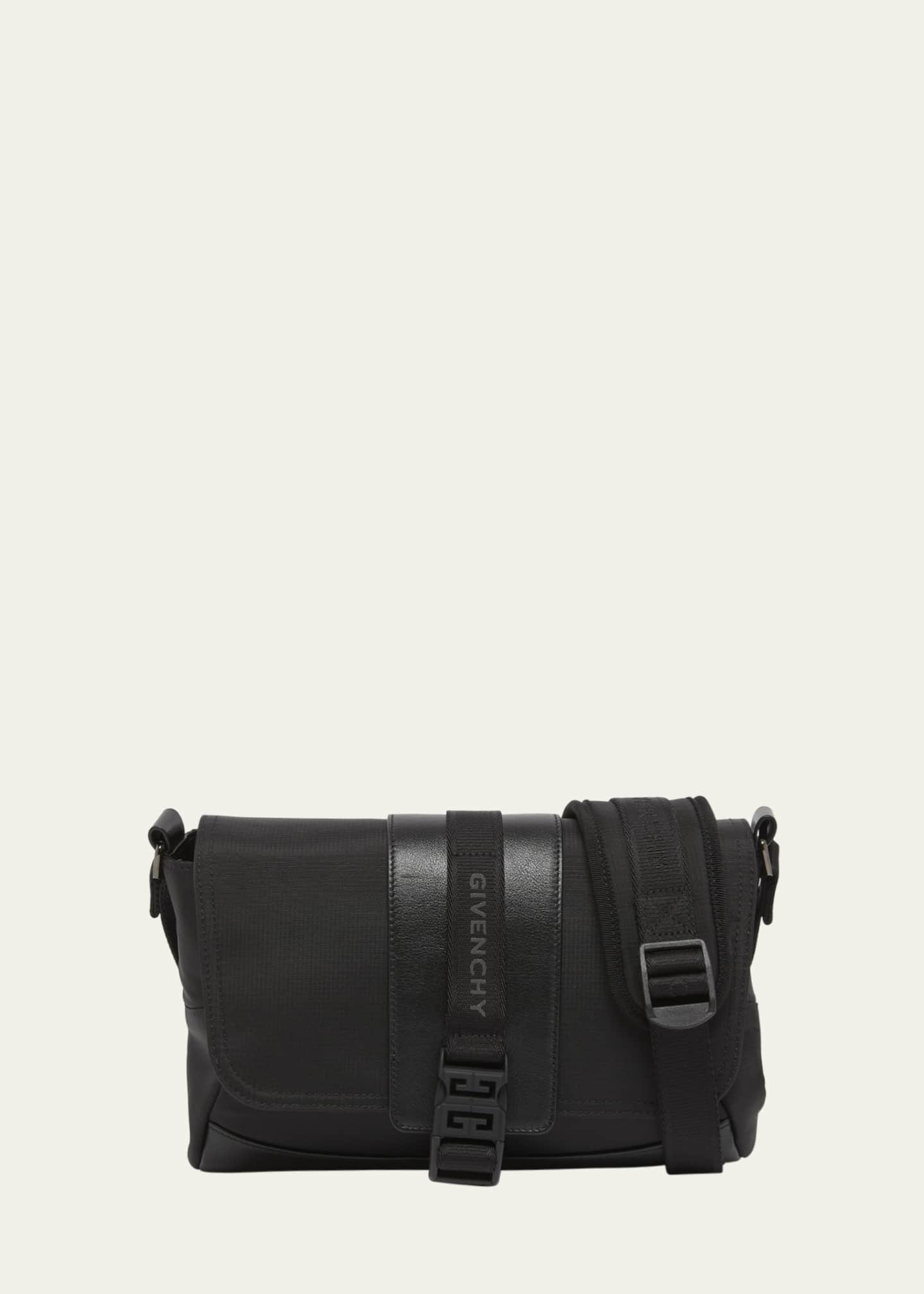 Givenchy Men's G-Trail Nylon and Leather Crossbody Bag Image 1 of 5