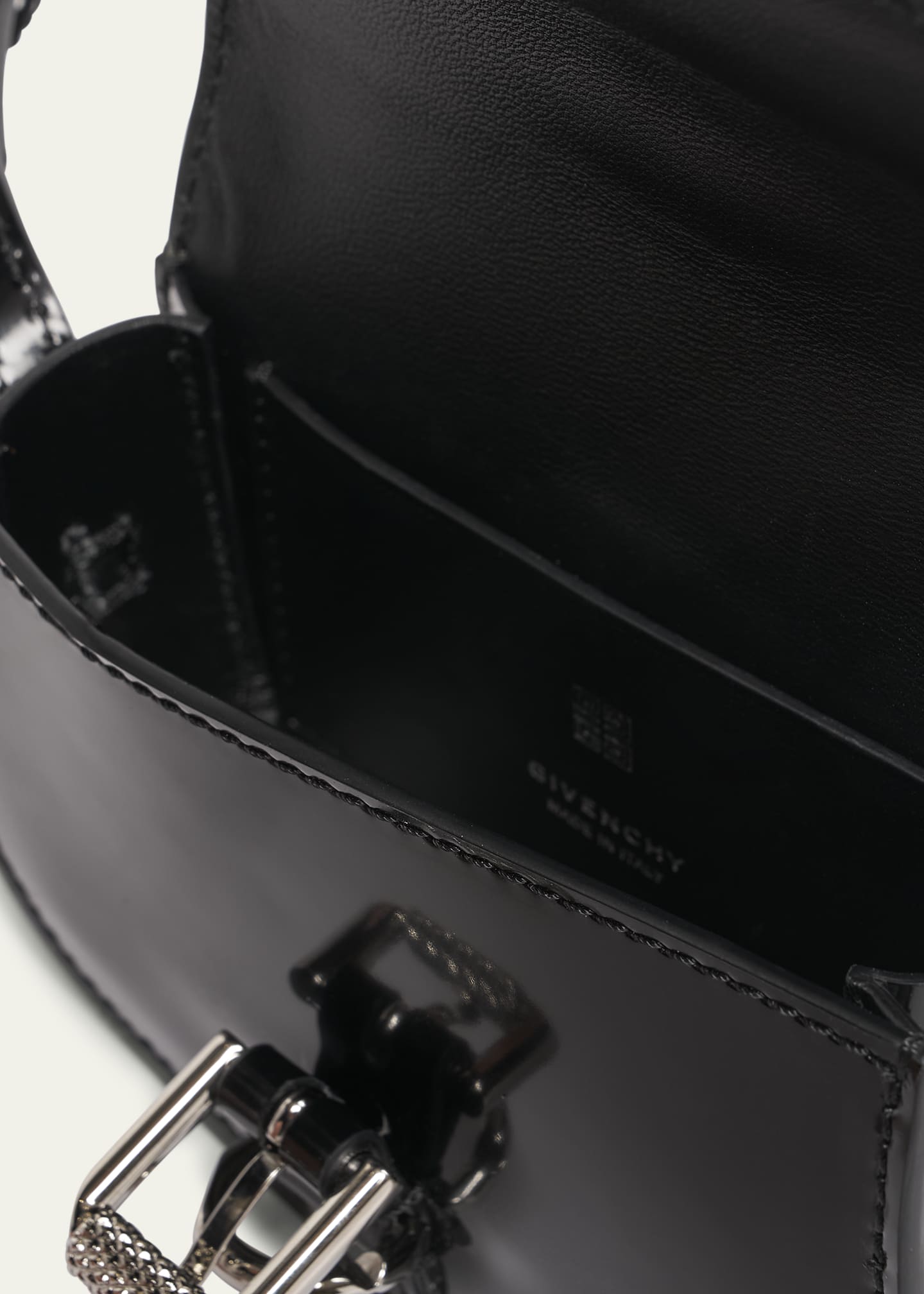 Givenchy Men's Voyou Neck Crossbody Bag in Shiny Leather Image 4 of 5
