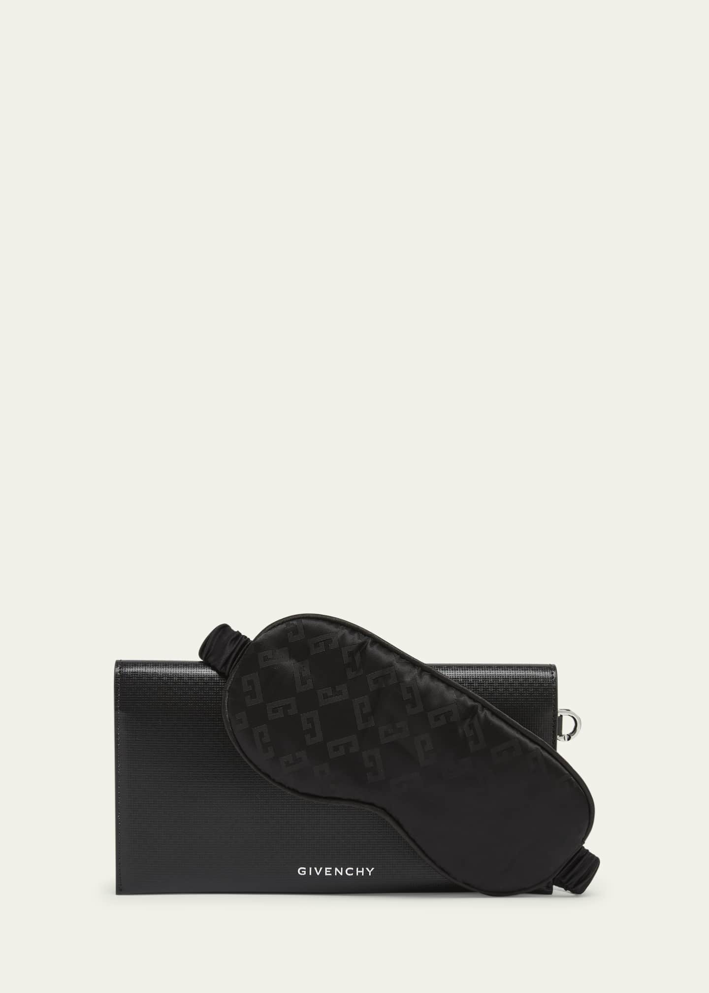 Givenchy Men's Leather 4G Embossed Zip Pouch with Travel Accessories Image 5 of 5
