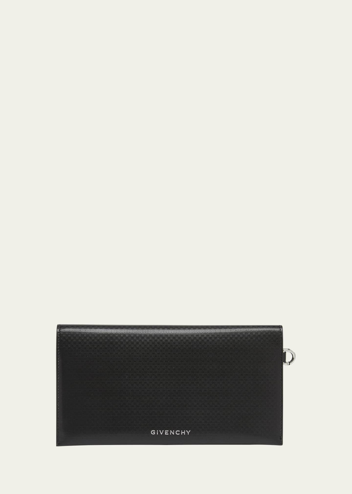Givenchy Men's Leather 4G Embossed Zip Pouch with Travel Accessories Image 1 of 5