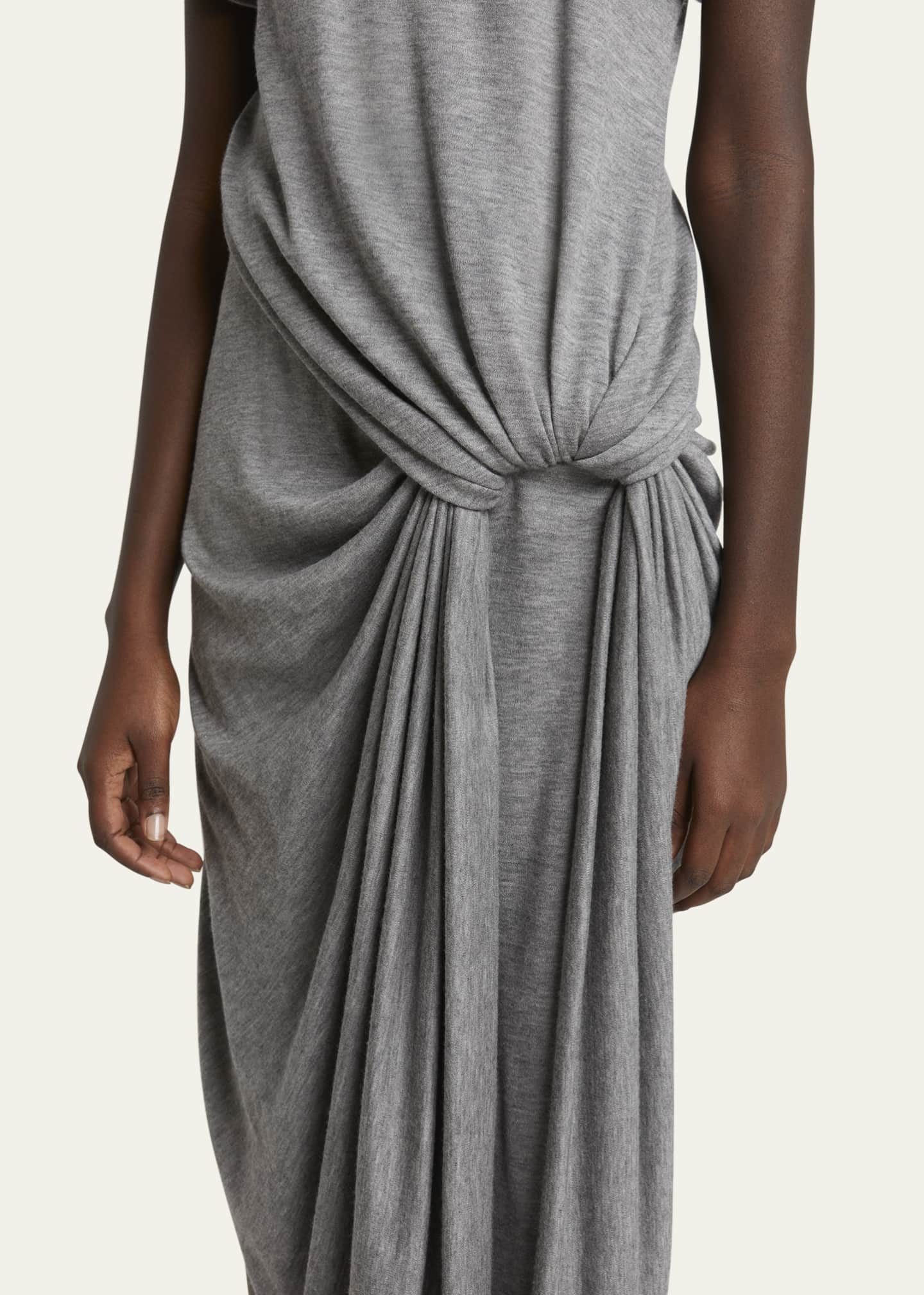Loewe Side Drape Jersey T-Shirt Dress Image 5 of 5