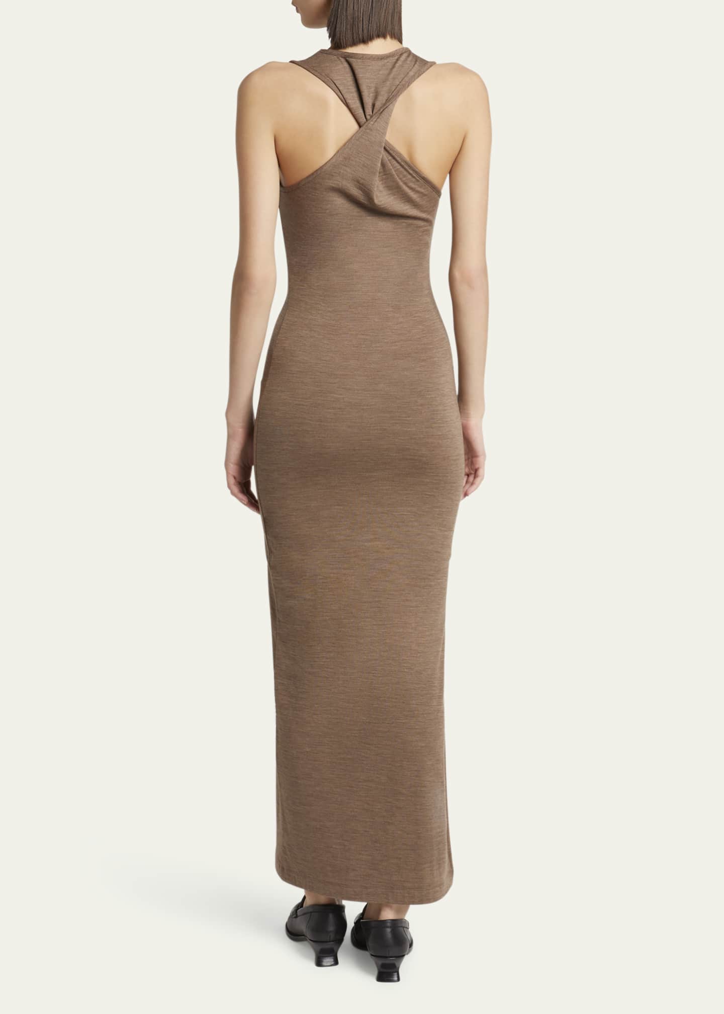 Loewe Long Anagram Wool Tank Dress Image 3 of 5