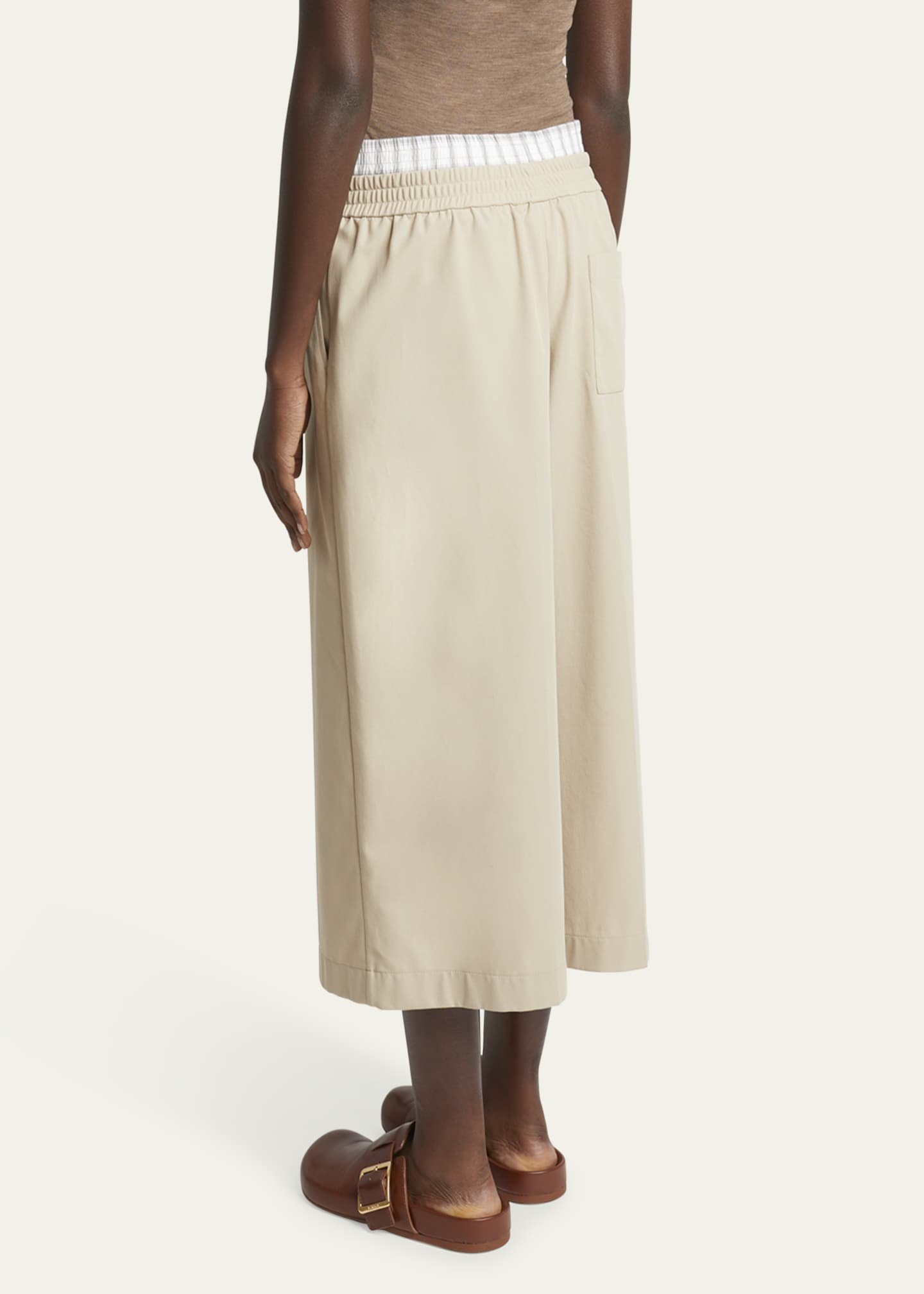 Loewe Cropped Double Waistband Trousers Image 3 of 5