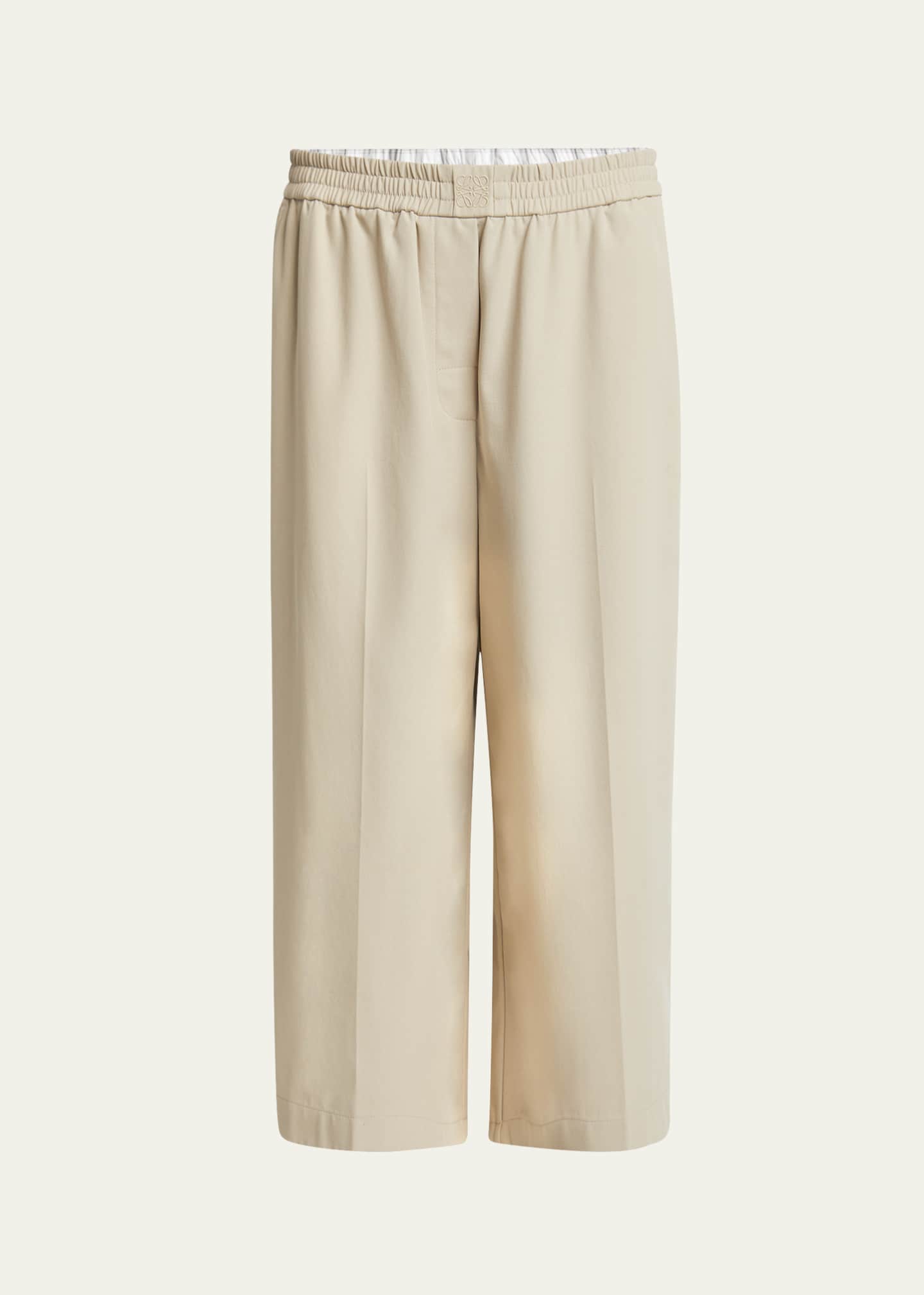 Loewe Cropped Double Waistband Trousers Image 1 of 5