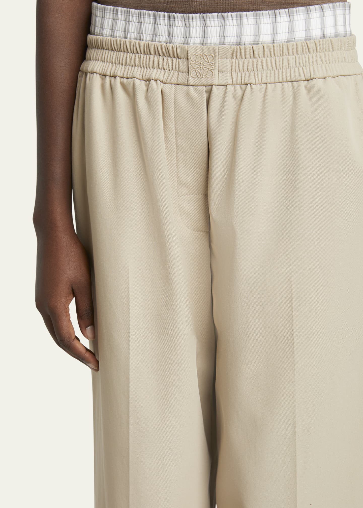 Loewe Cropped Double Waistband Trousers Image 5 of 5