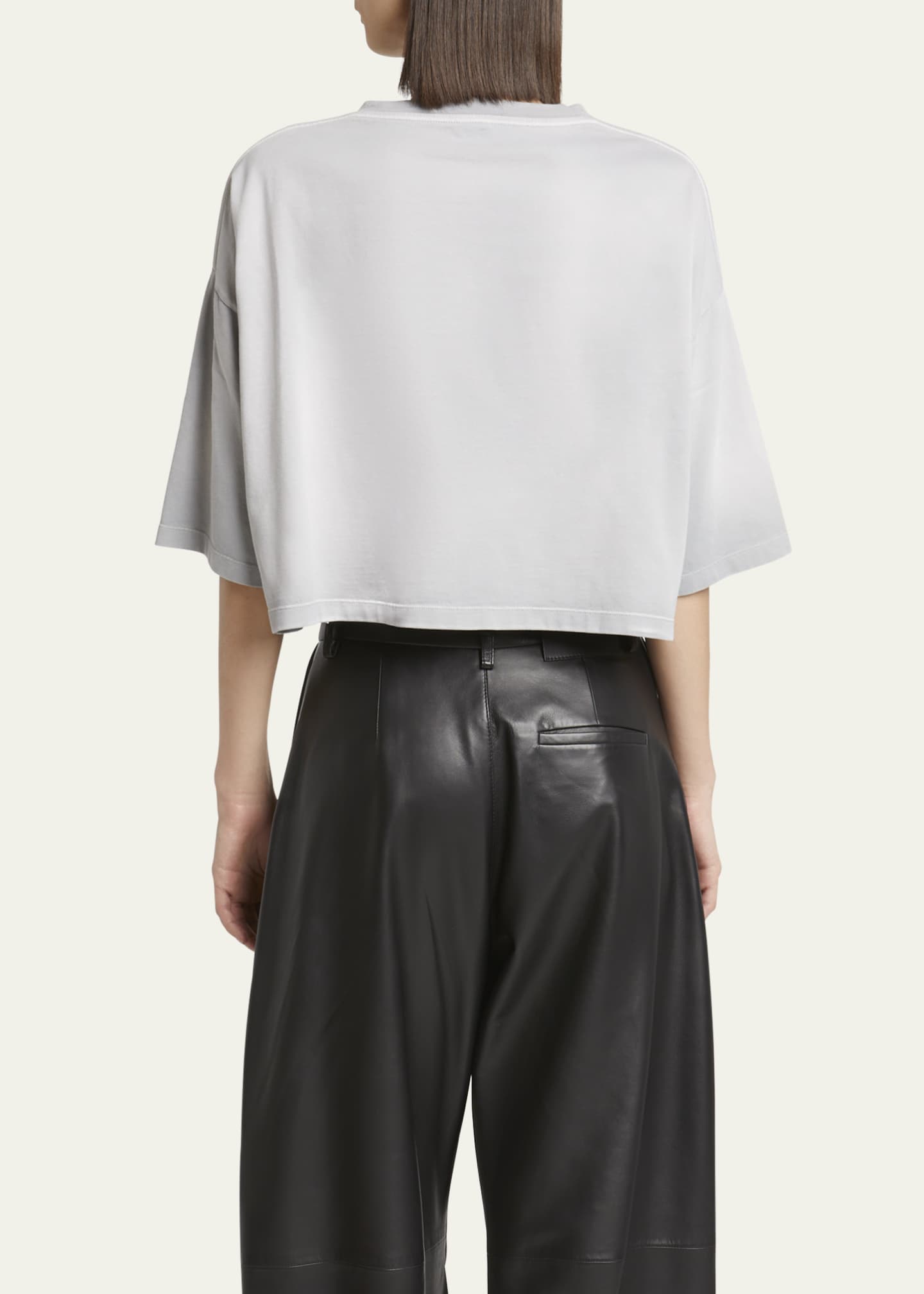 Loewe Cropped Logo T-Shirt Image 3 of 5
