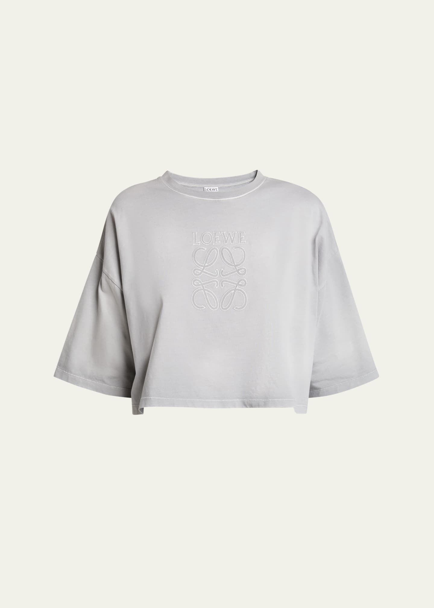Loewe Cropped Logo T-Shirt Image 1 of 5