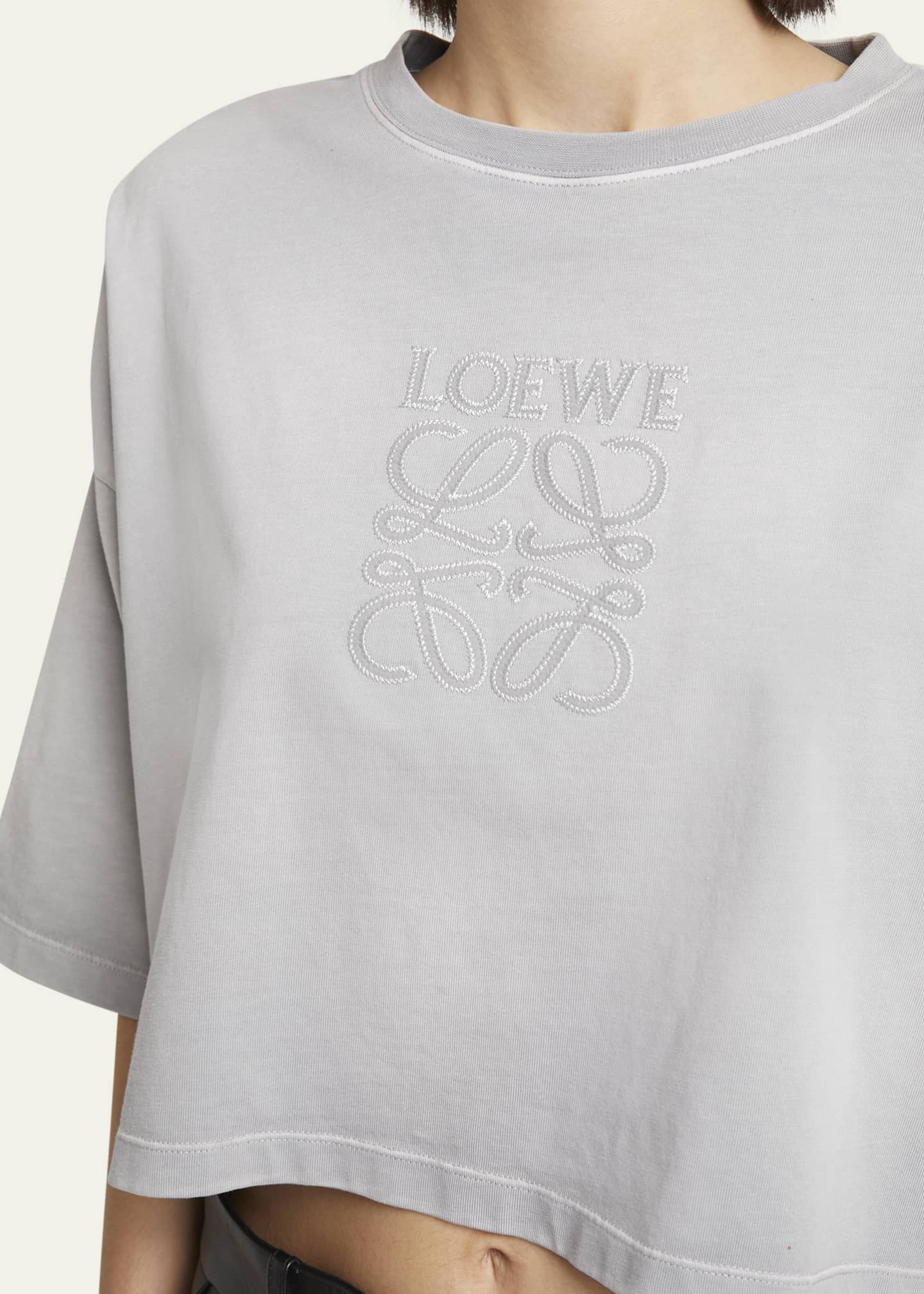 Loewe Cropped Logo T-Shirt Image 5 of 5